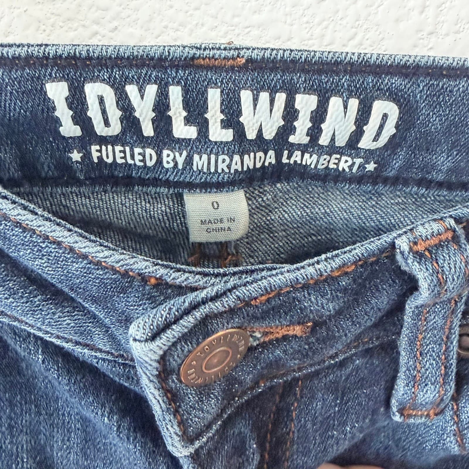 Idyllwind Miranda Lambert Womens Dark Wash Flare Jeans Size 0W x 32L Western - Thumbnail 2