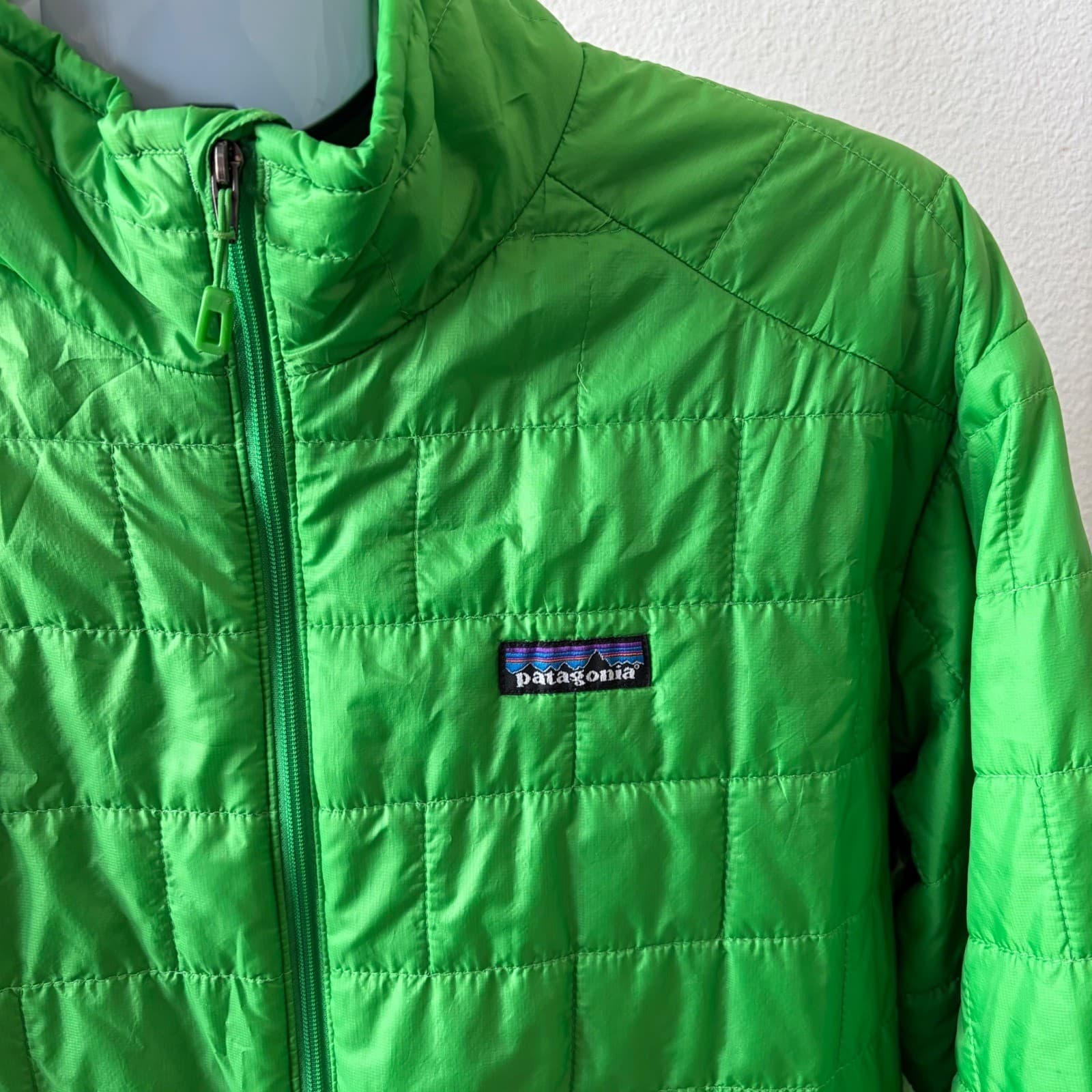 Patagonia Nano Puff Jacket Mens XL Green Quilted PrimaLoft Insulated Full Zip - Thumbnail 2