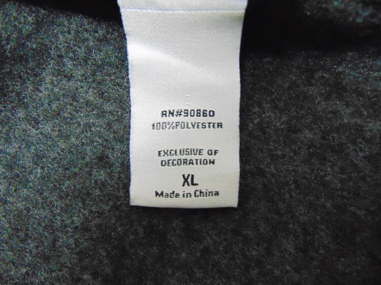 Ducks Unlimited Jacket Black & Gray Mens Size MED Fleece Two Tone Outdoor Gorp - Thumbnail 9