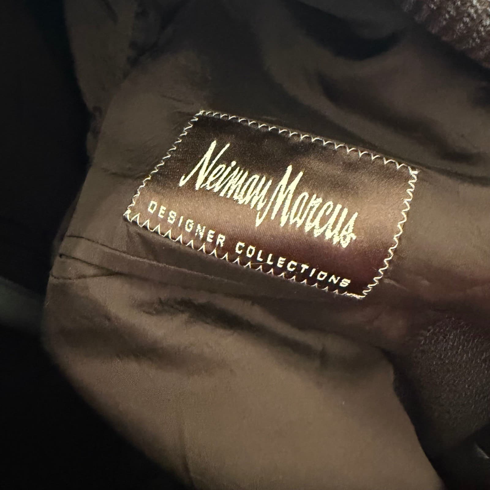 Armani Collezioni Blazer Mens 46R Brown 100% Wool 3-Button Sport Coat Italy - Thumbnail 8