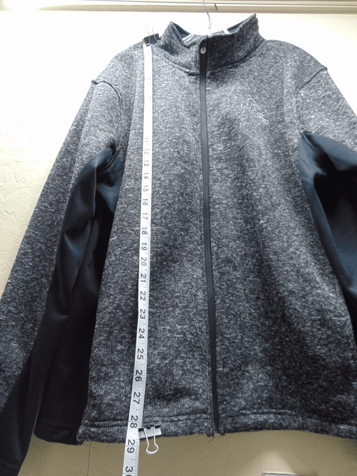 Ducks Unlimited Jacket Black & Gray Mens Size MED Fleece Two Tone Outdoor Gorp - Thumbnail 13