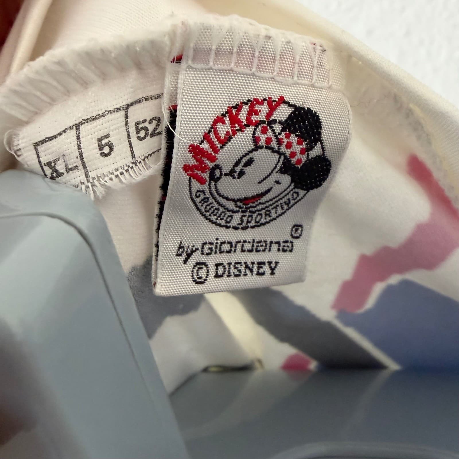 Giordana Cycling Jersey Womens XL White Mickey Mouse 90s Pop Art Quarter Zip - Thumbnail 6