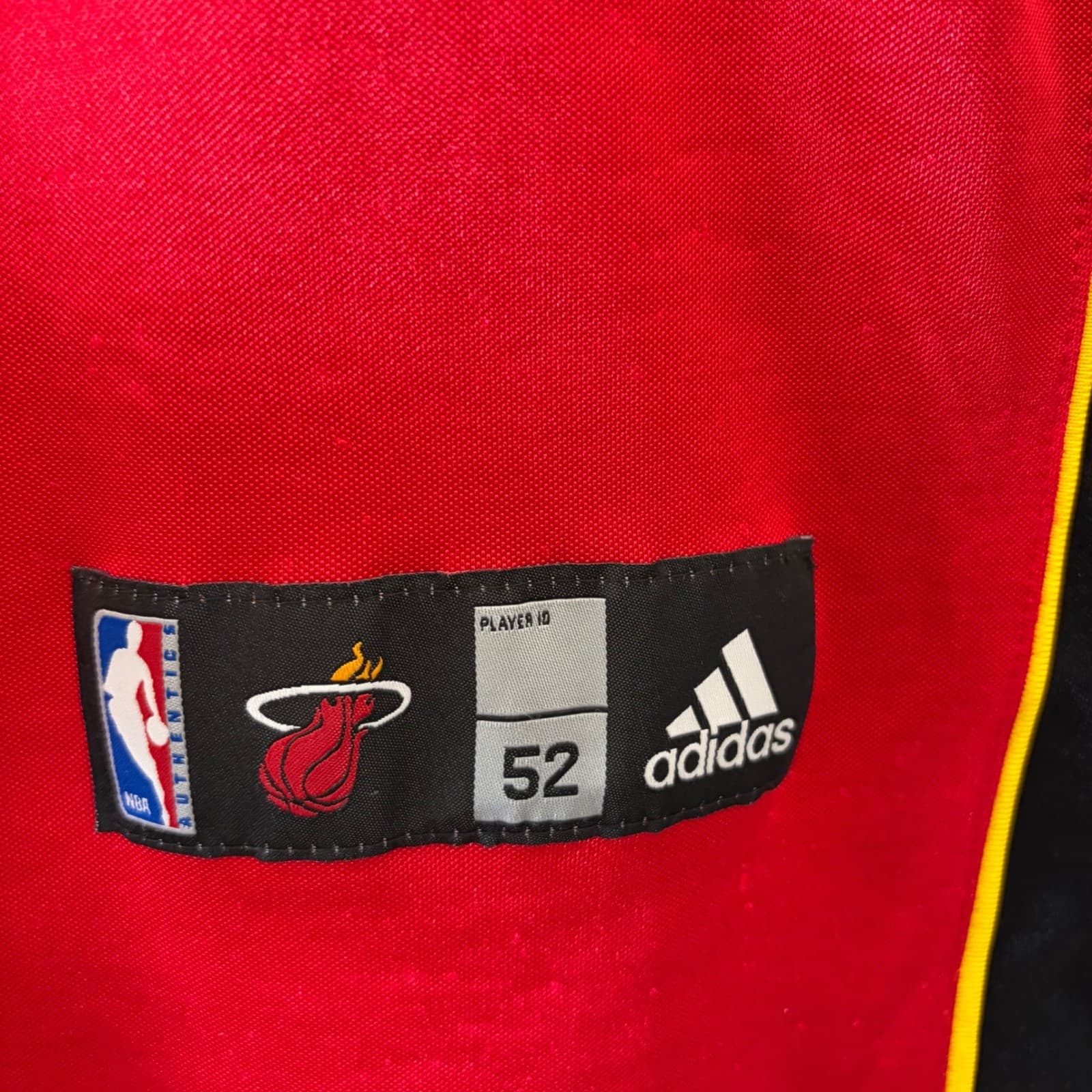 Adidas Miami Heat LeBron James Jersey Mens 52 XL Red NBA Swingman #6 - Thumbnail 2