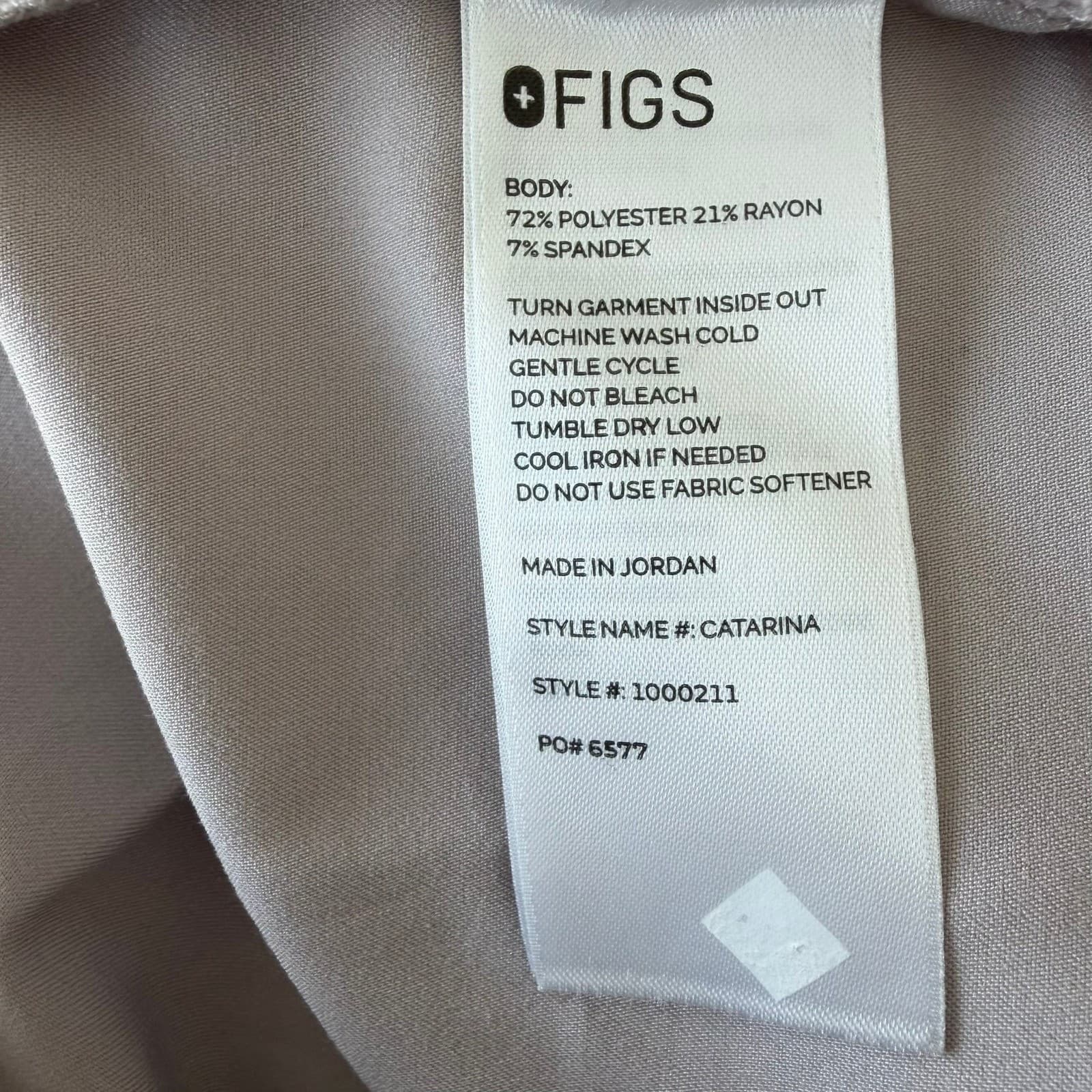 FIGS Catarina Scrub Top Womens 3XL Mauve One-Pocket V-Neck Technical 1000211 - Thumbnail 4