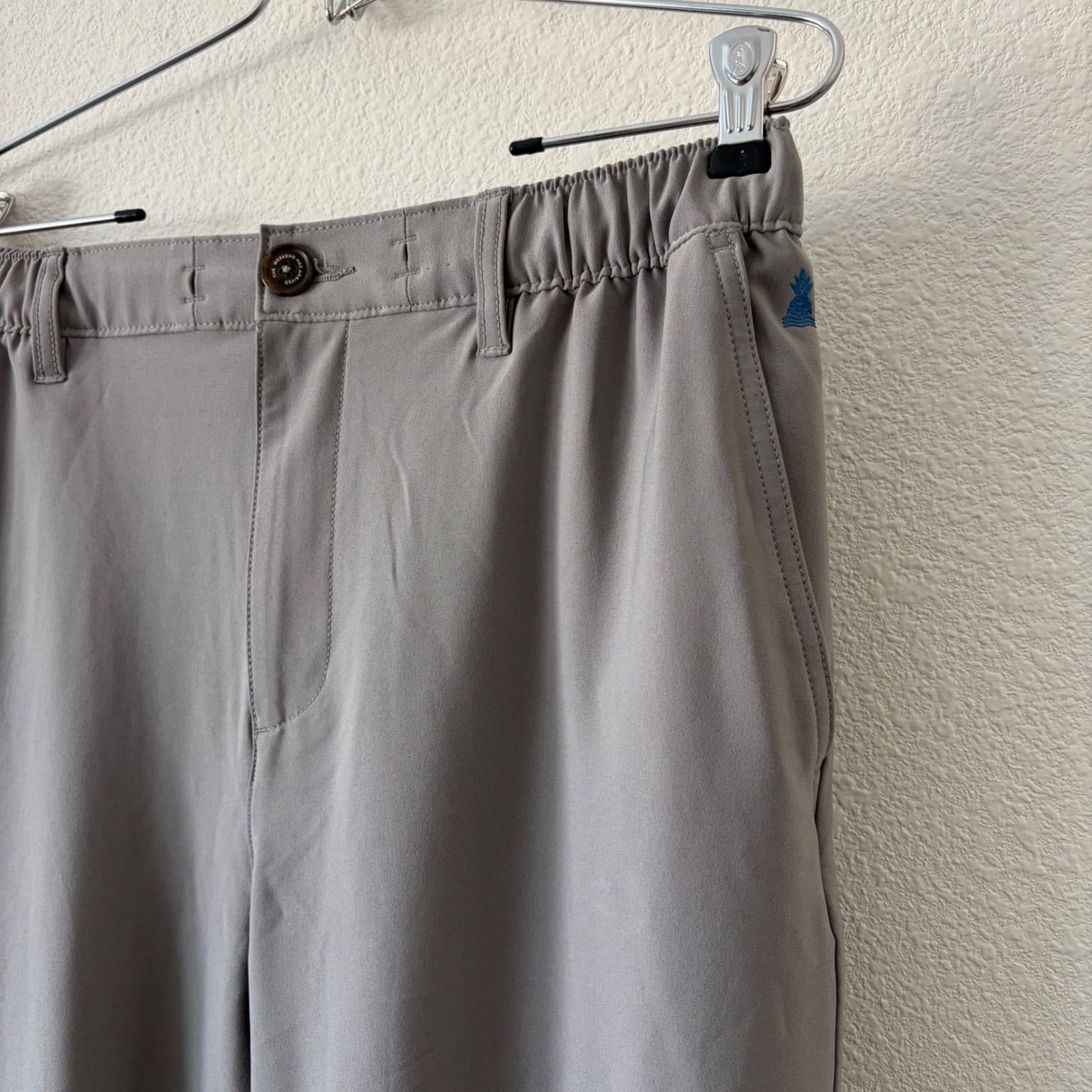 Chubbies Everywear Pants Mens Medium Grey Performance Stretch Tapered Chino - Thumbnail 3