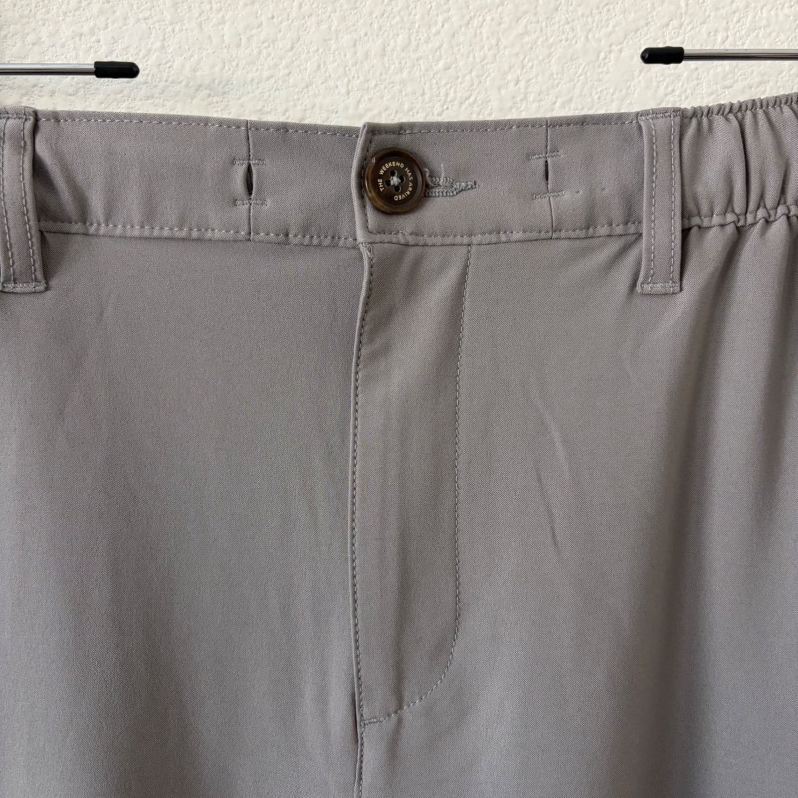 Chubbies Everywear Pants Mens Medium Grey Performance Stretch Tapered Chino - Thumbnail 4