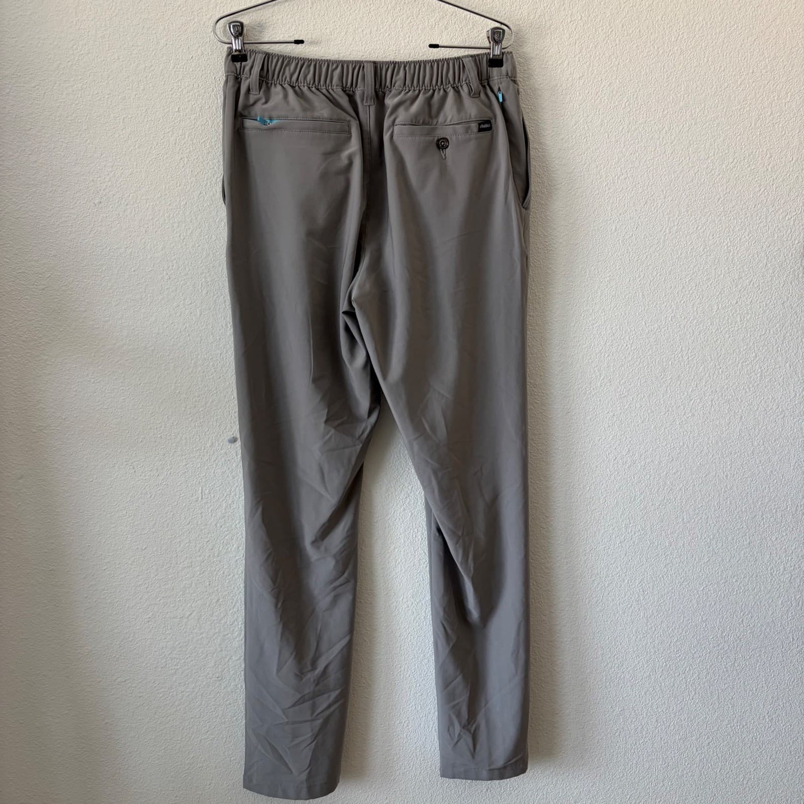 Chubbies Everywear Pants Mens Medium Grey Performance Stretch Tapered Chino - Thumbnail 6