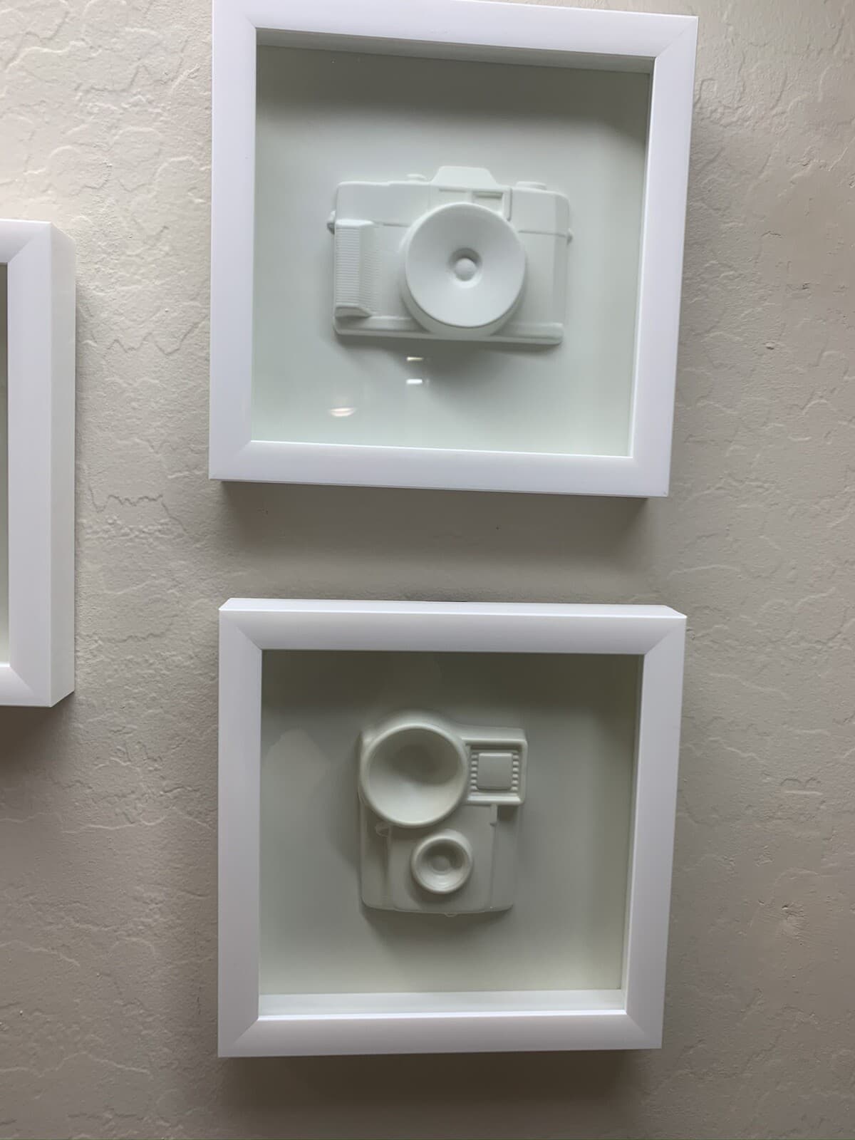Gift For Photographers Office Photography Neutral Cream Set of 3 Camera Images - Thumbnail 4
