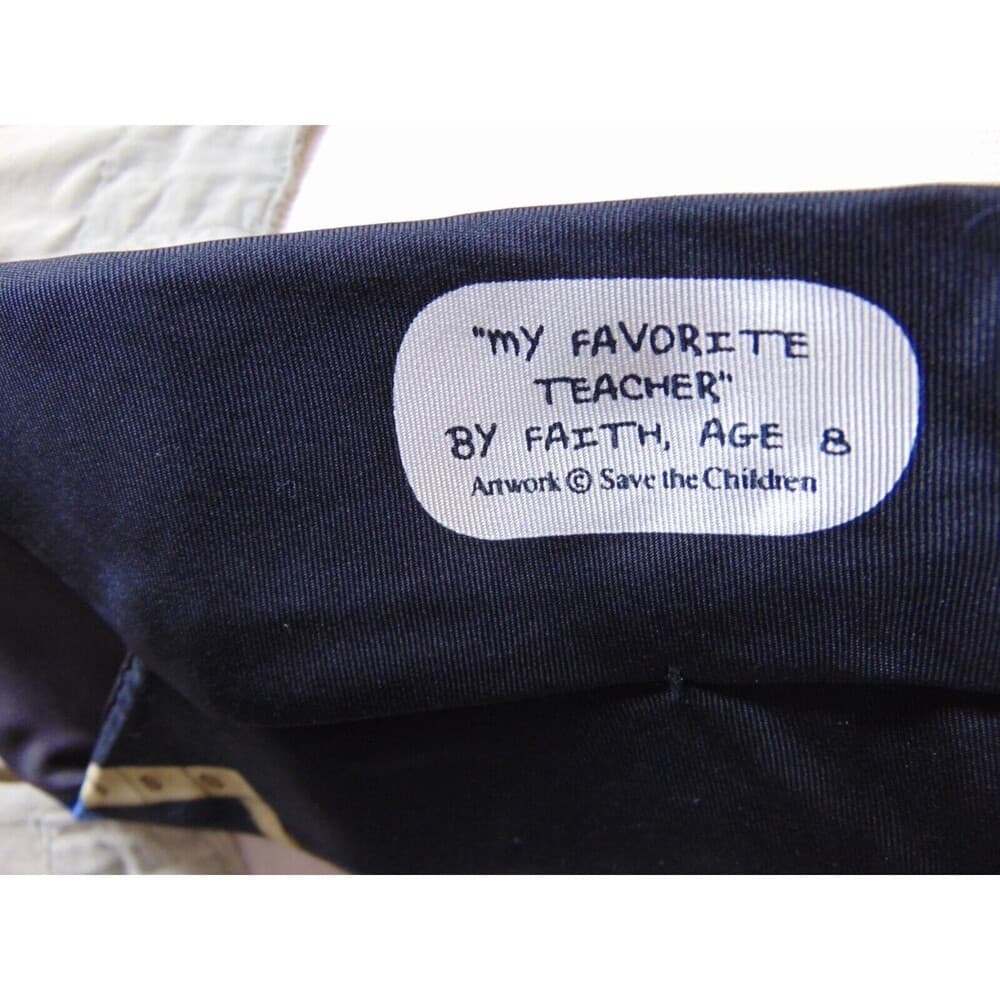 Teacher Appreciation Gift Save The Children My Favorite Teacher Novelty Neck Tie - Thumbnail 4