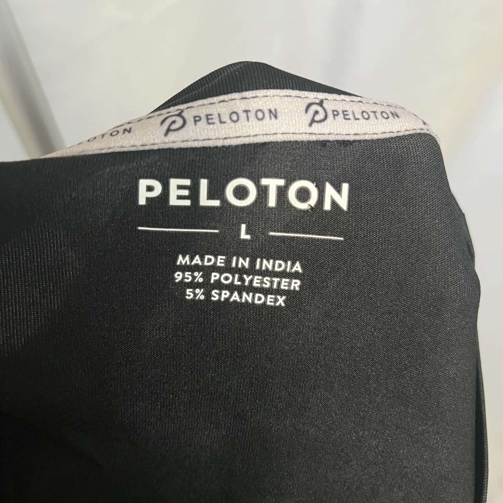 Peloton Century 100 Shirt Mens L Black Graphic Logo Stretch Crew Neck Pullover - Thumbnail 4