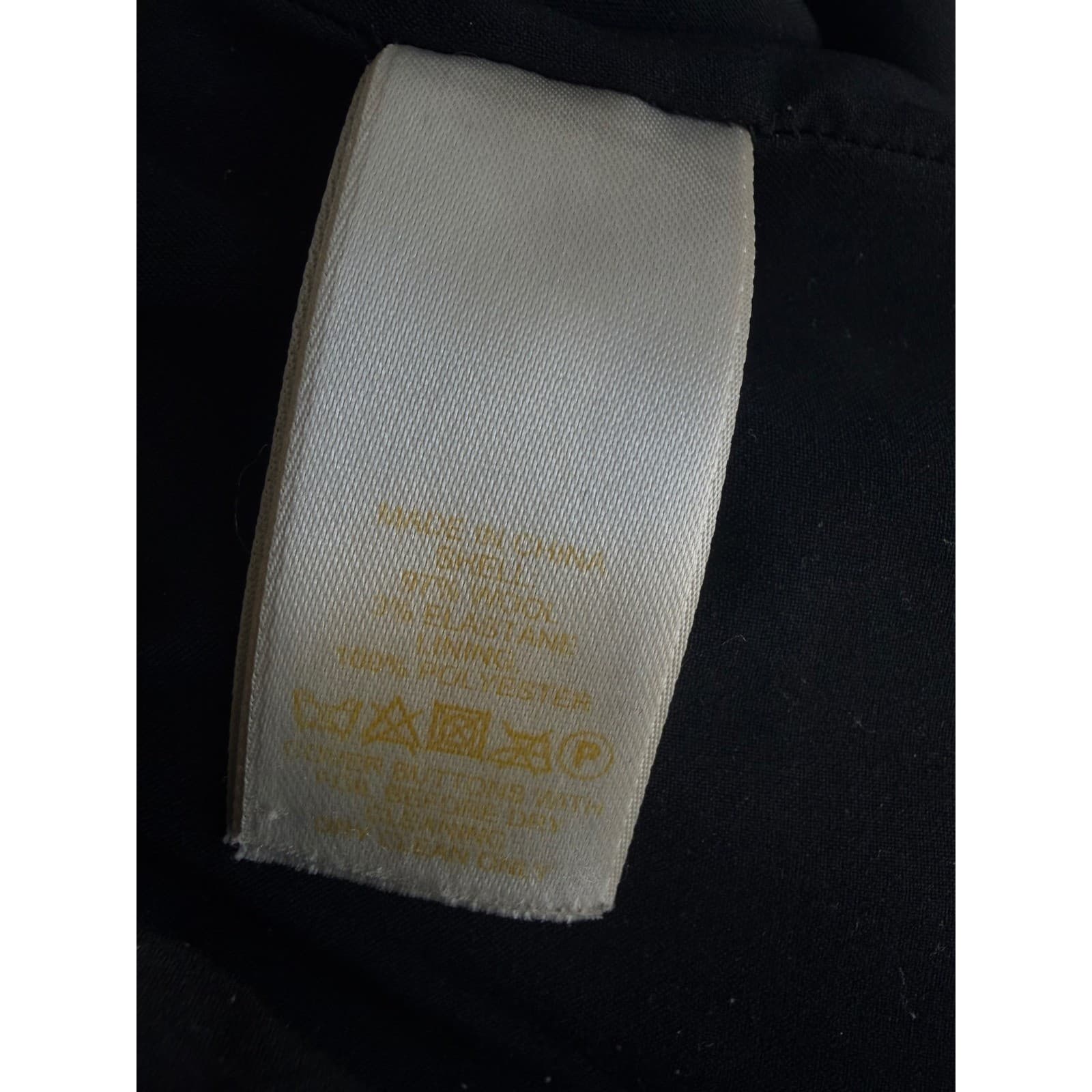 Kate Spade Trousers Women Size 2 Black Gold Stud Button Straight Leg Pants - Thumbnail 4