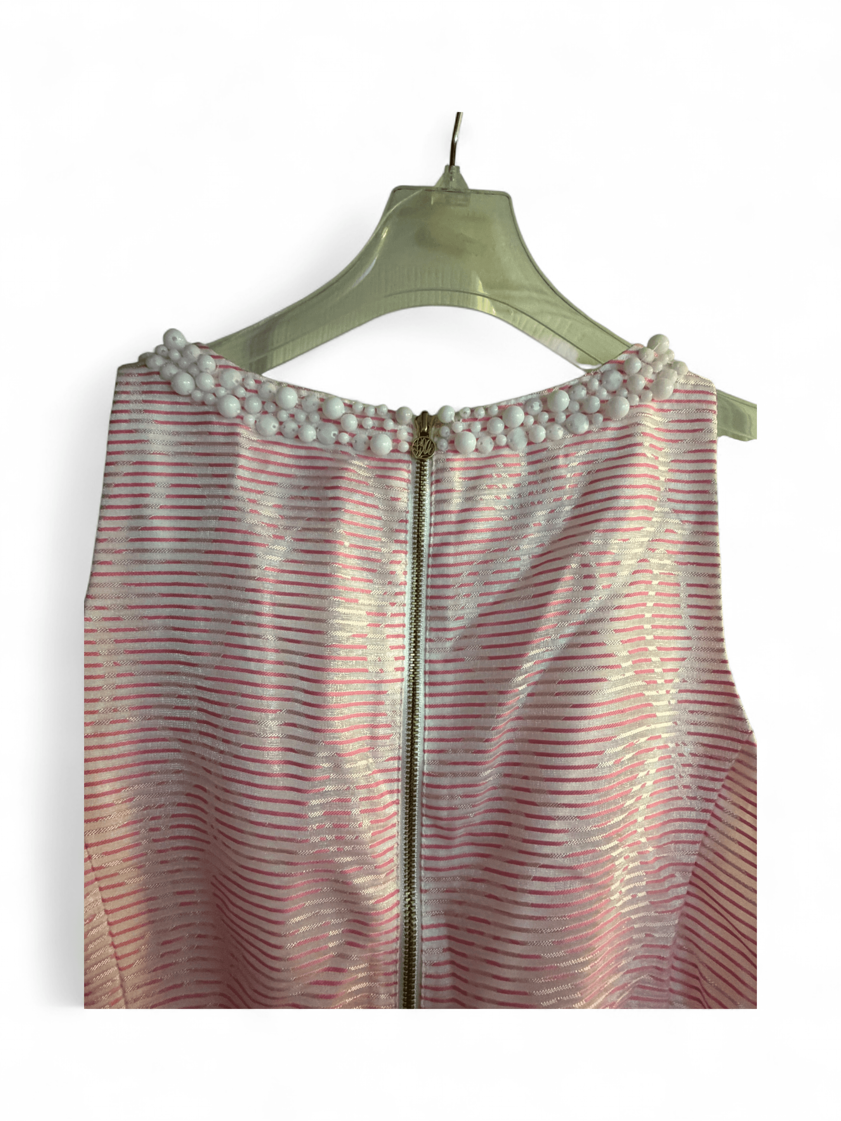 Lilly Pulitzer Airy Shift Dress Sz 10 Pink Rosy Posie - Thumbnail 9