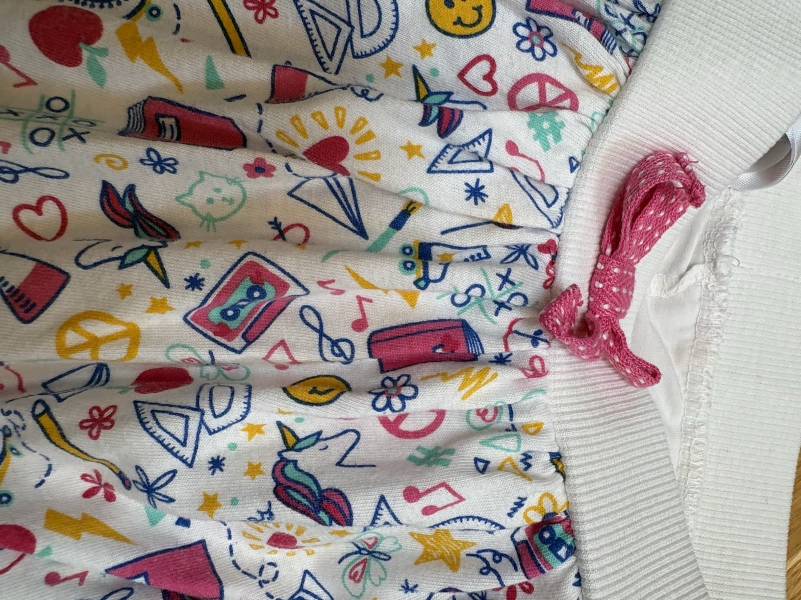 cynthia rowley Girl Skirts 7 8 Navy White Flowers Smiley - Thumbnail 4