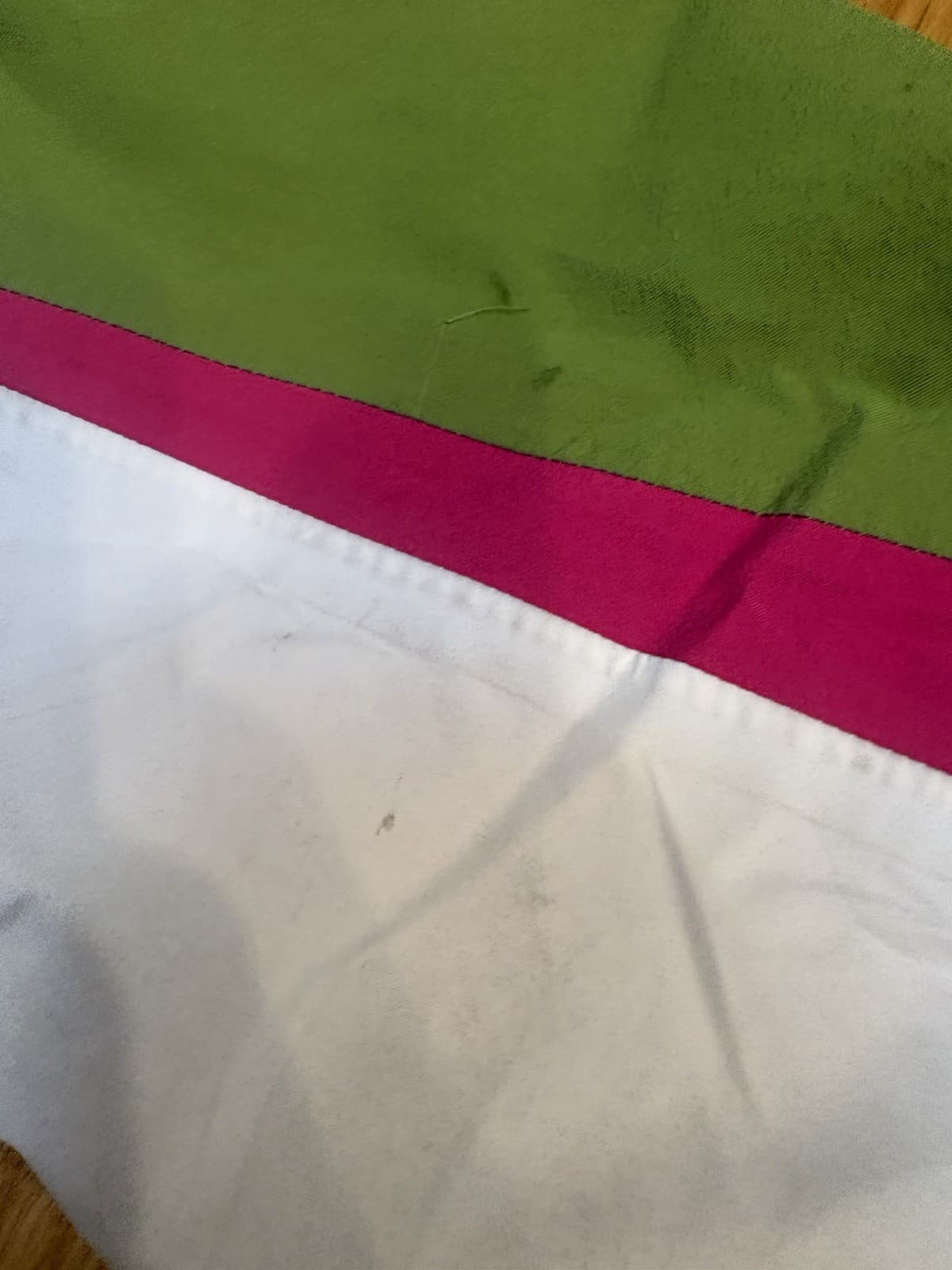 North Face Girls System Jacket Green Pink 7 8 Winter Ski Waterproof Hooded - Thumbnail 2
