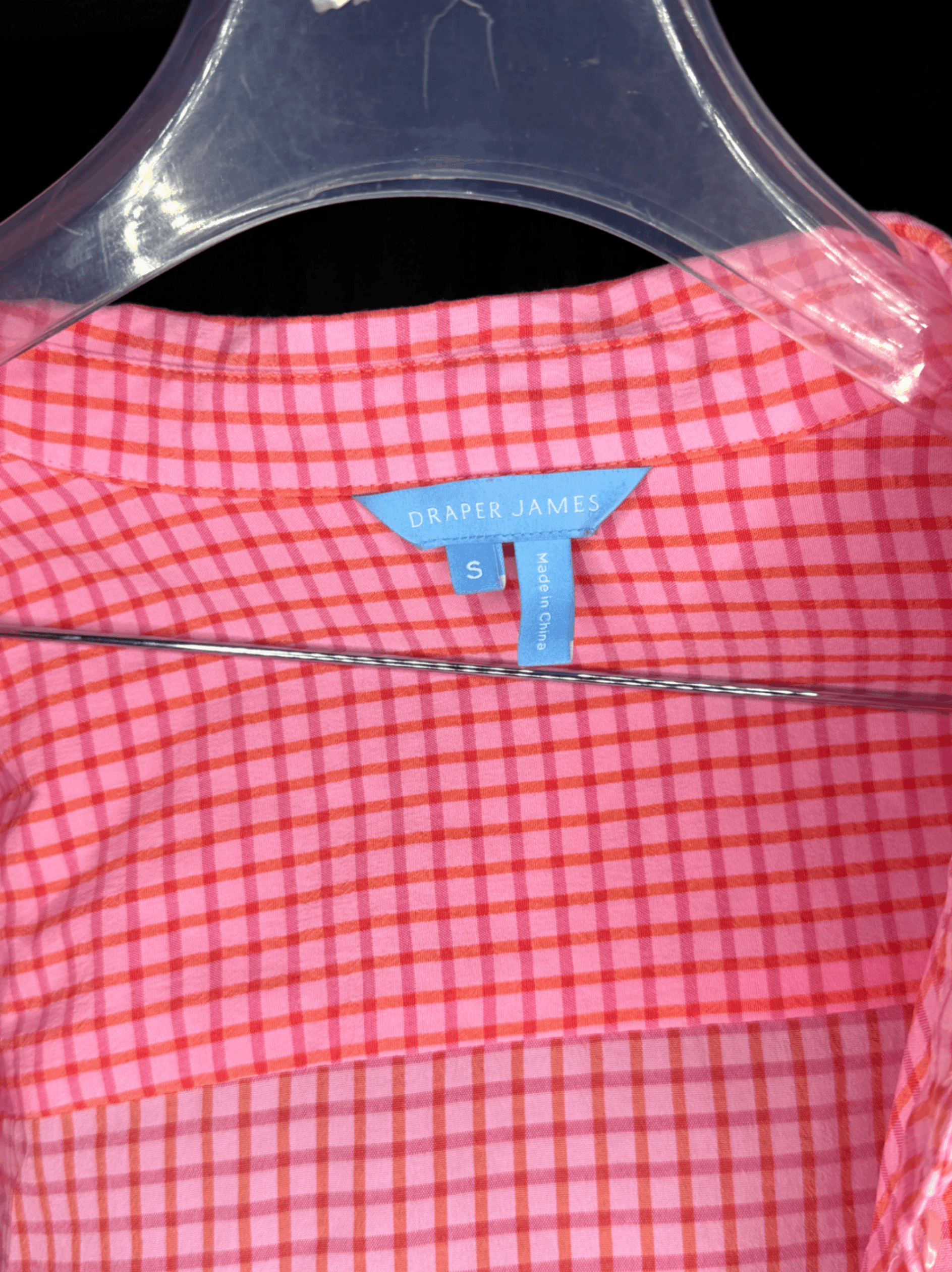 Draper James Pink Gingham Dress Size S - Thumbnail 4