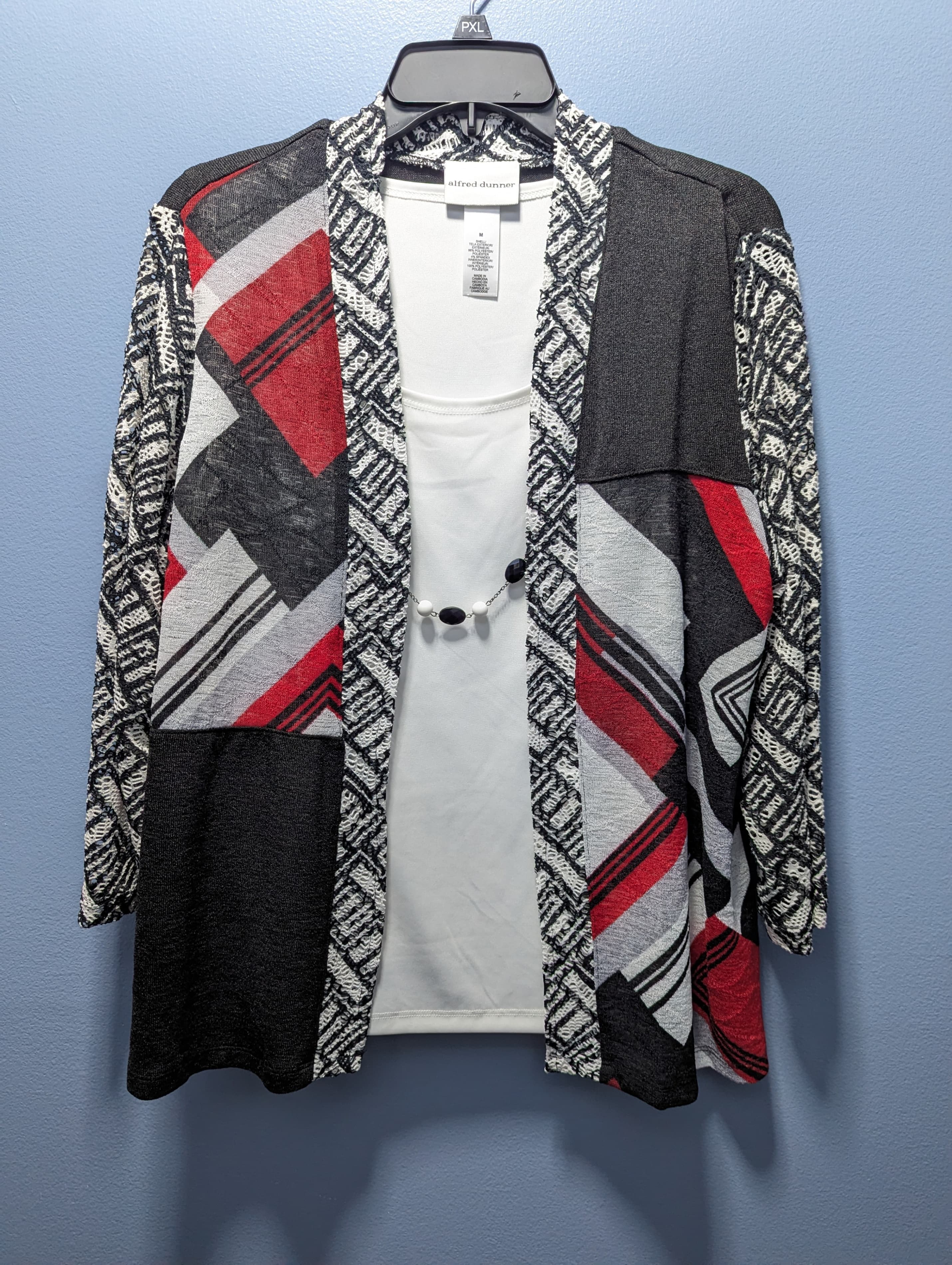 Alfred Dunner Women's Cardigan Jacket Size M
