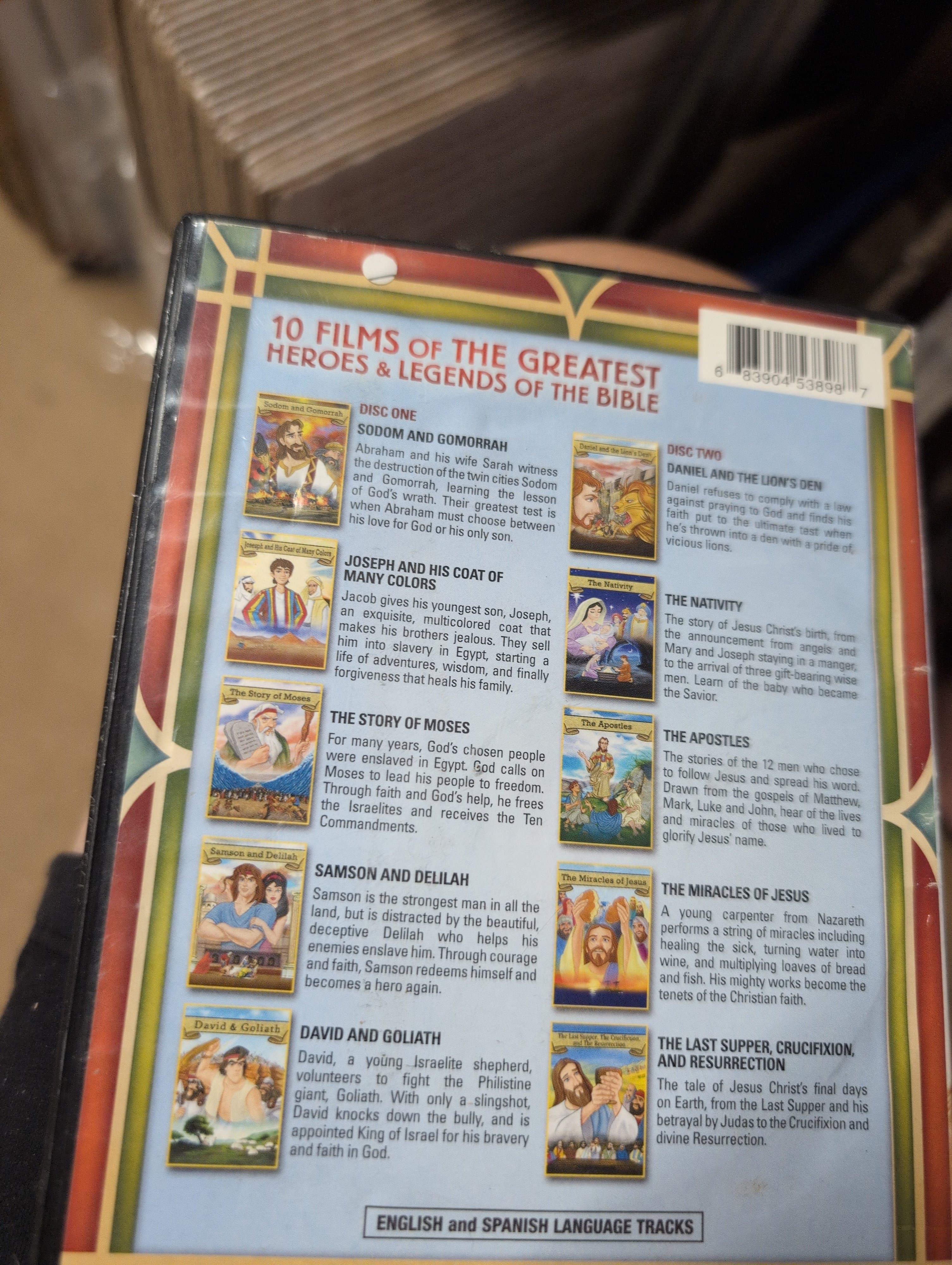 Bible Stories for Kids: 10 Animated Tales (2 Discs) (dvd_video) - Thumbnail 8