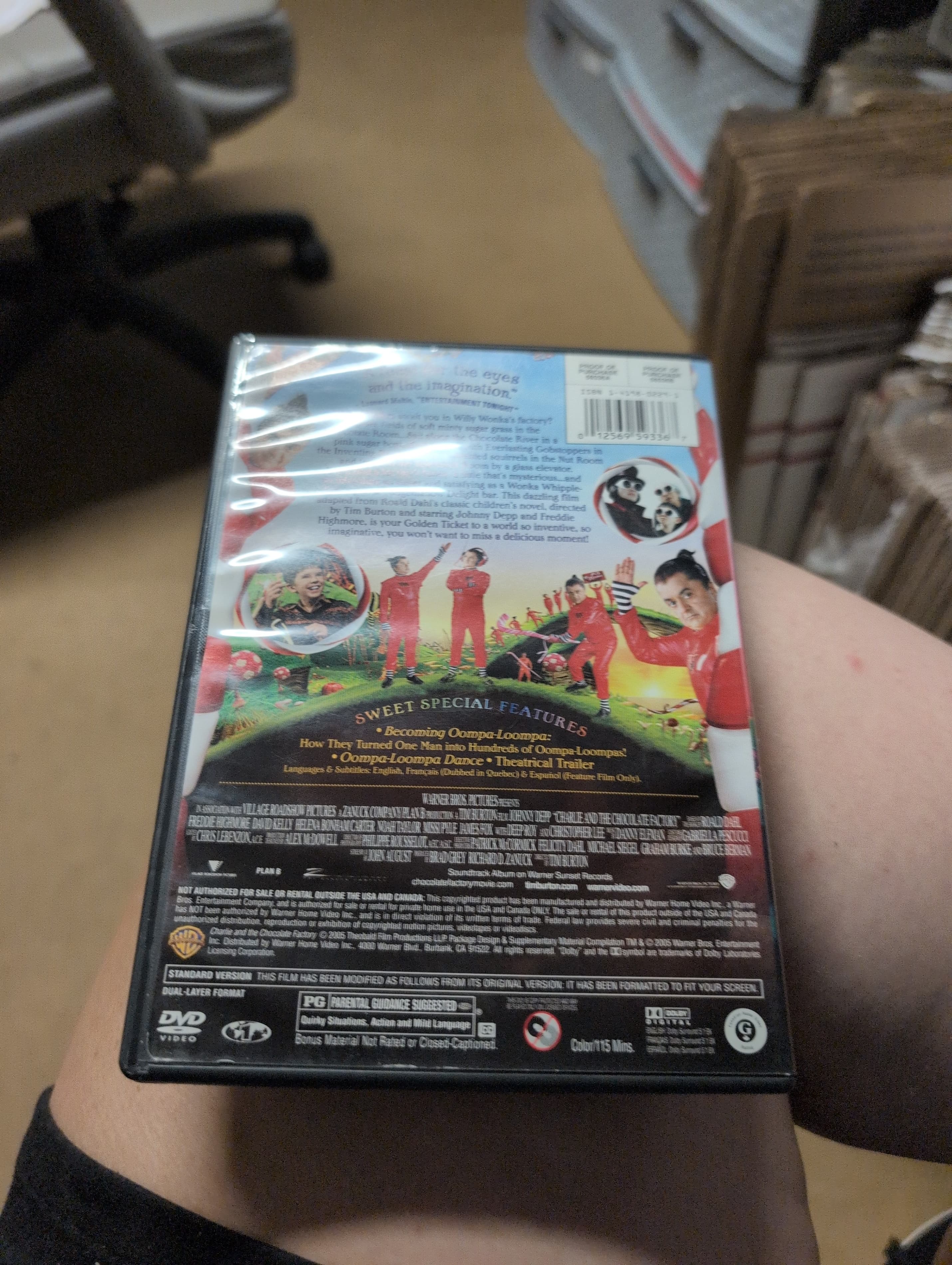 Charlie and the Chocolate Factory Full Screen (DVD) - Thumbnail 7
