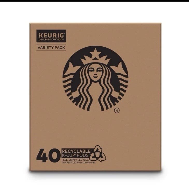Starbucks Cup Coffee Pods Variety Pack 40 Count Kuerig Single Serve New - Thumbnail 4