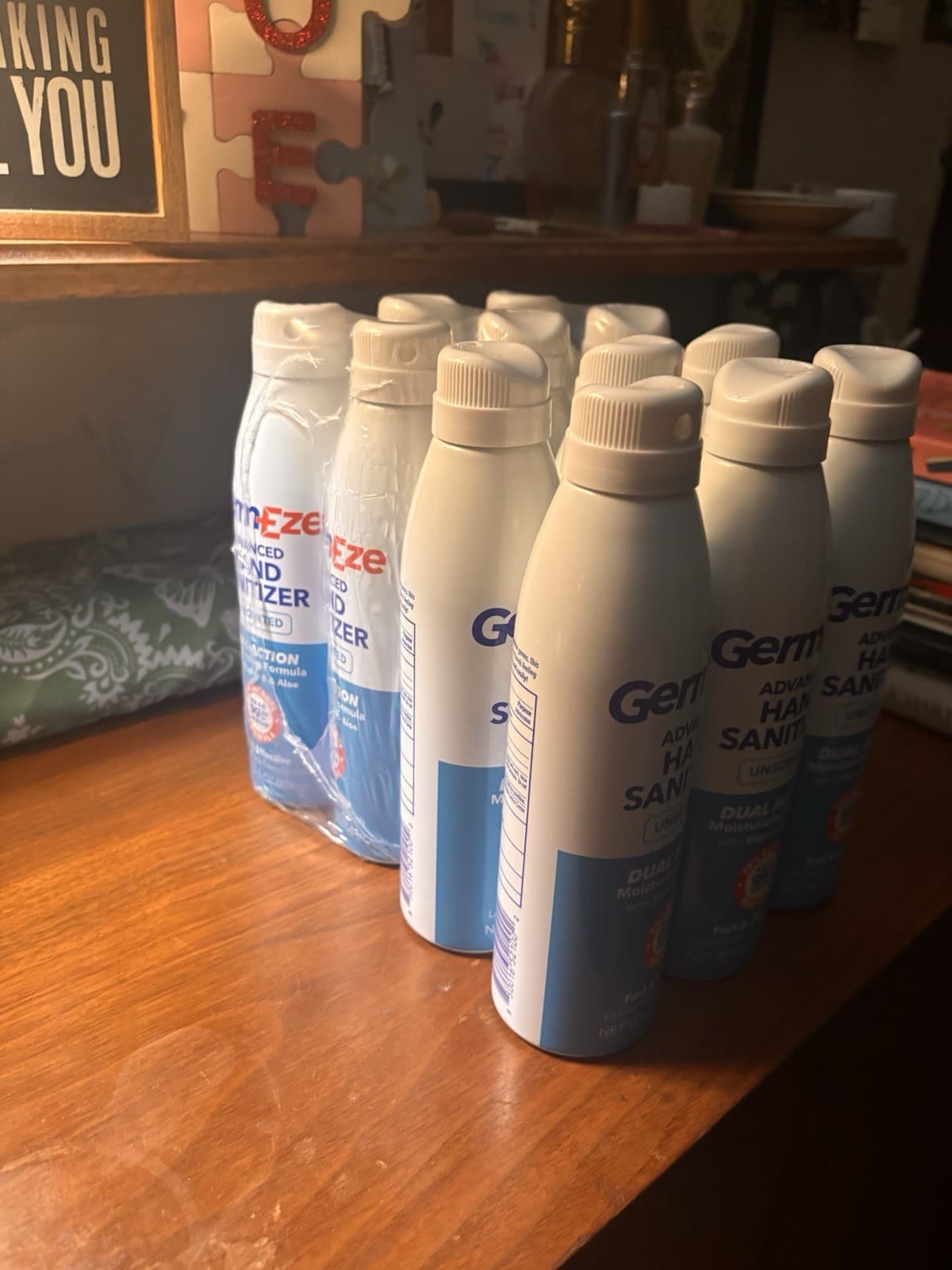 12 Pk Spray Hand Sanitizer 6.5 oz Aerosol Car Office Travel - Thumbnail 4