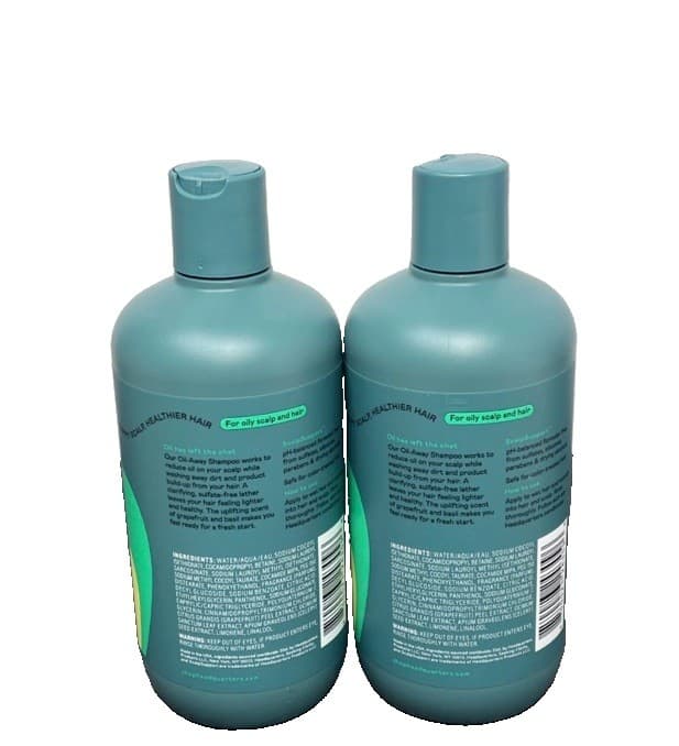 HEADQUARTERS Oil-Away Shampoo & Conditioner Set 12 Oz. Oily Hair Scalp Care - Thumbnail 3