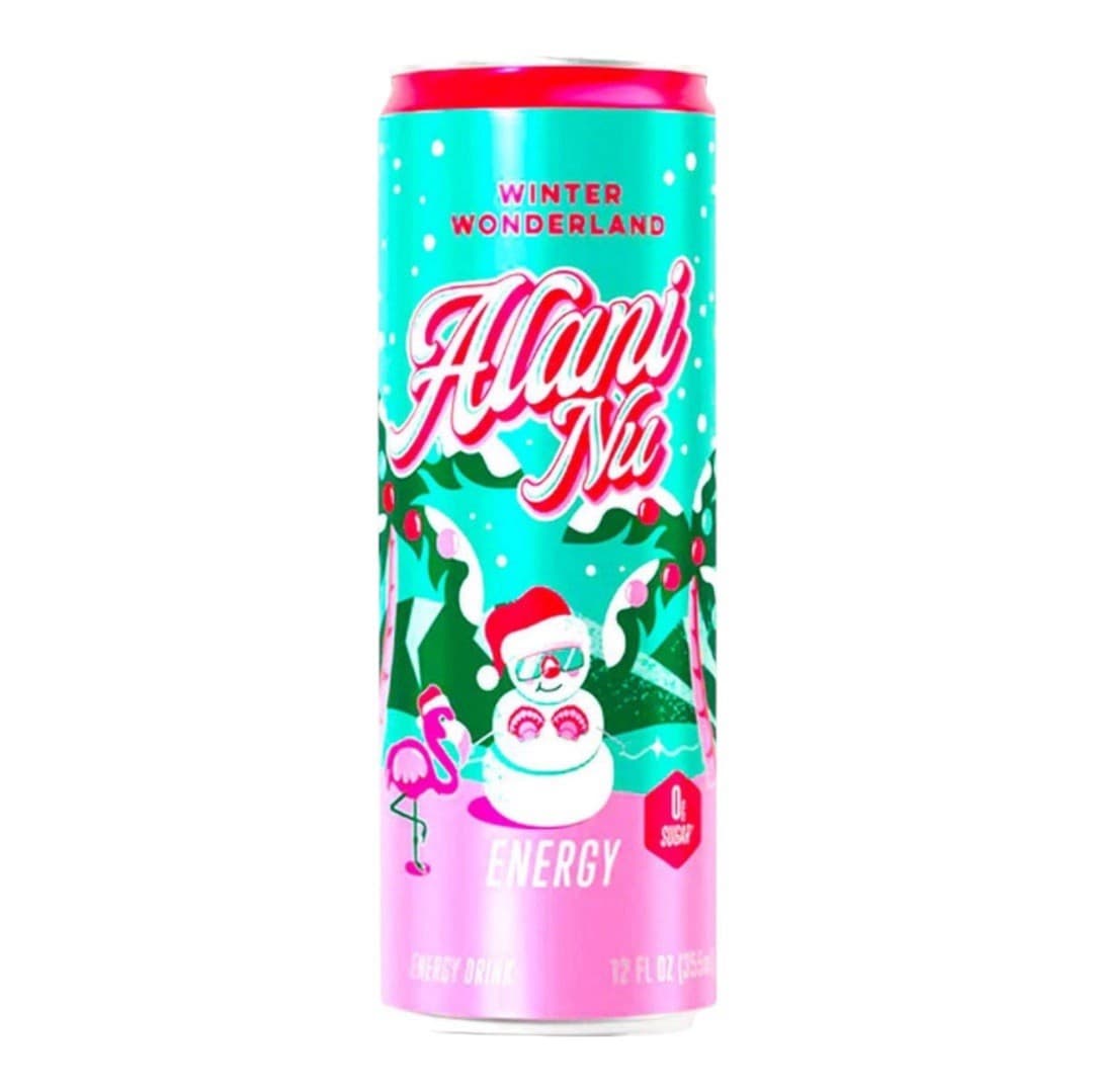 Alani Nu Winter Wonderland Energy Drink 24 Pack (2x12) Limited Edition Sealed - Thumbnail 3