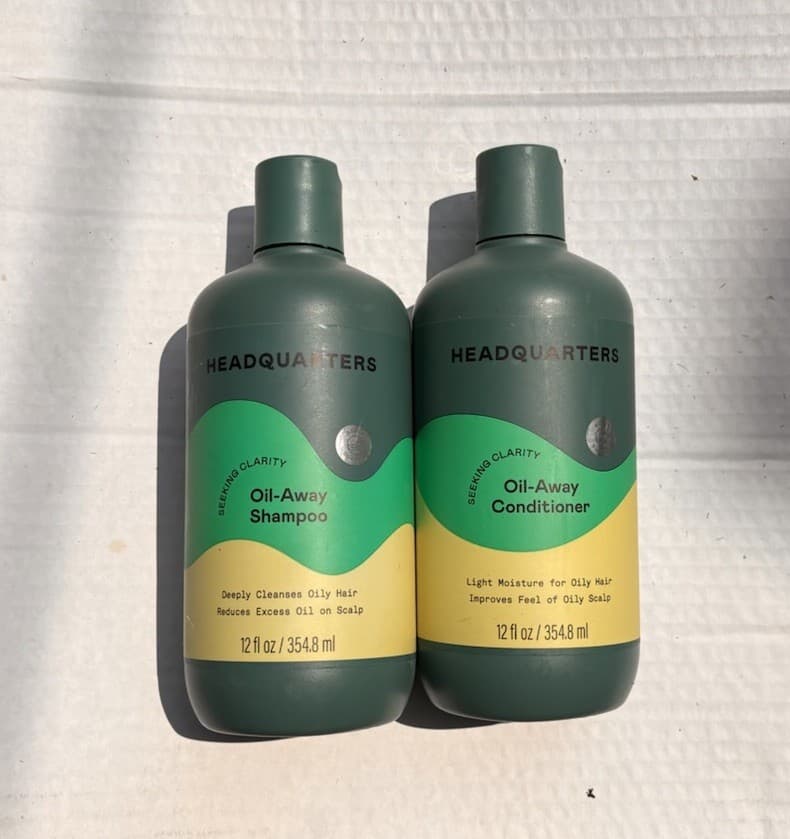 Headquarters Shampoo Oil Away 12oz Hair Care lot of 2 - Thumbnail 2