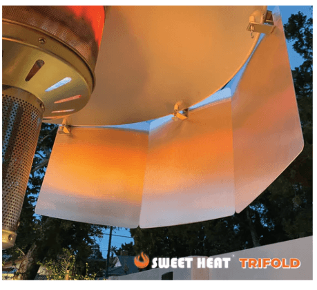 SWEET HEAT Patio Heater Reflector Shield Outdoor Heater Shield Round Heater P18K - Thumbnail 8