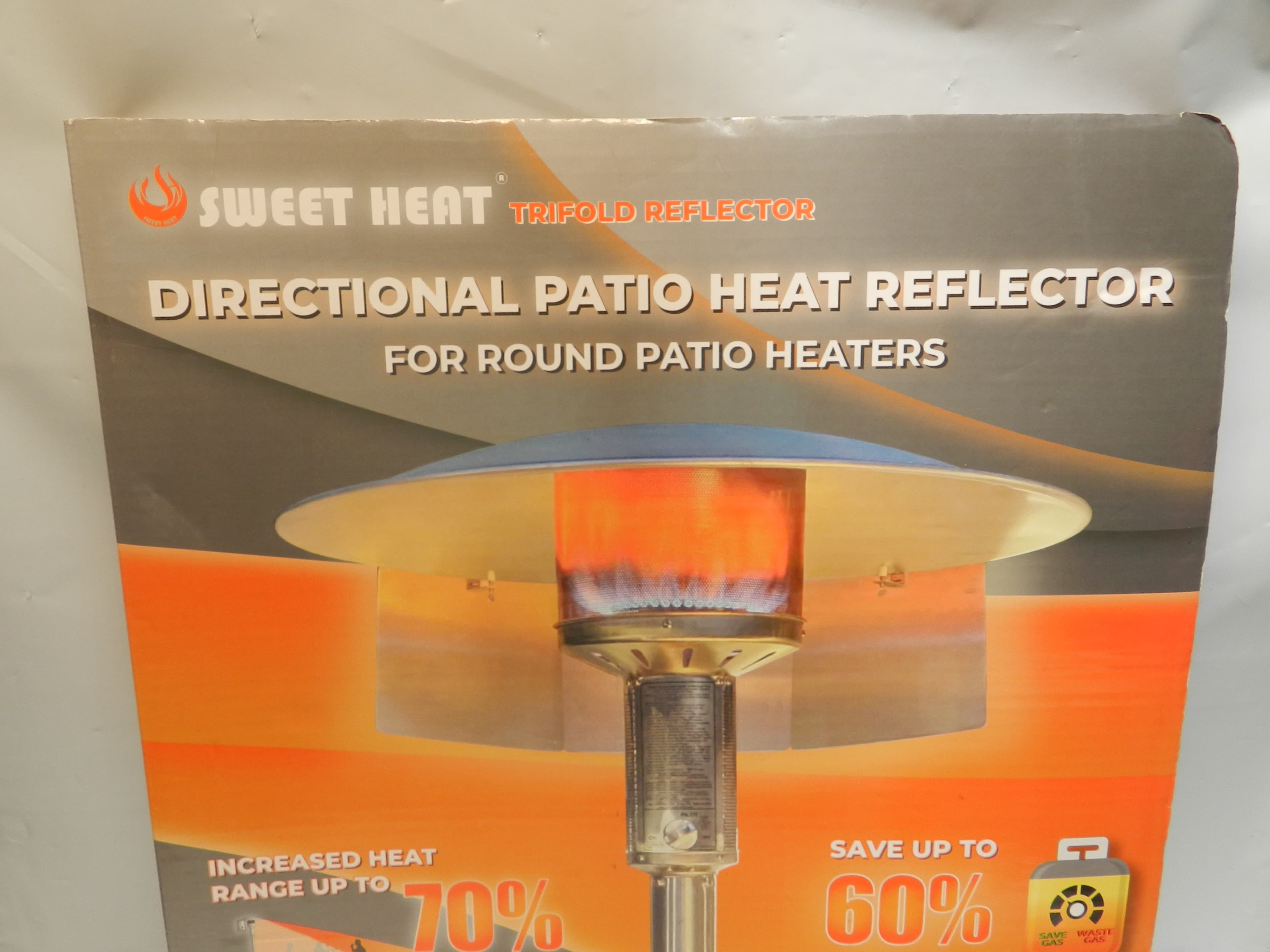 SWEET HEAT Patio Heater Reflector Shield Outdoor Heater Shield Round Heater P18K - Thumbnail 4