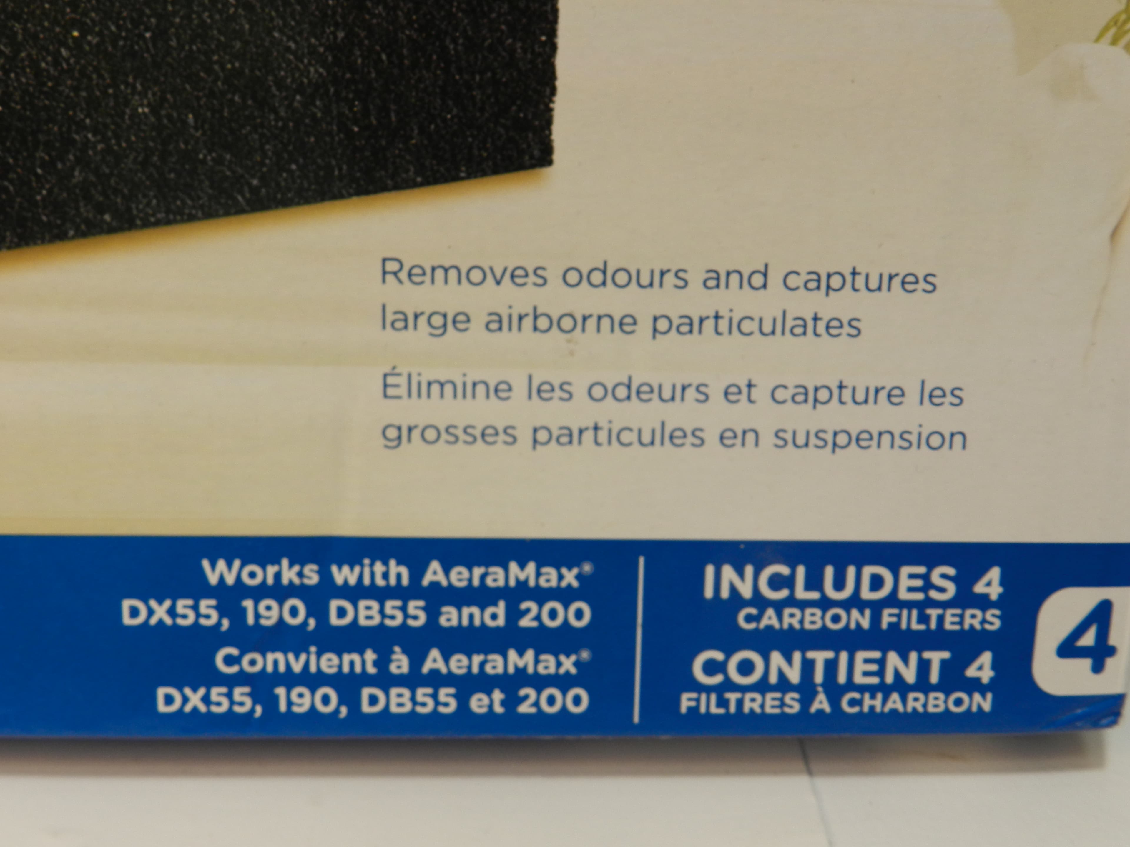 Carbon Filters for Aeramax Air Purifiers 4 Pk DX55 190 DB55 200 (CBC93241) P22K - Thumbnail 2
