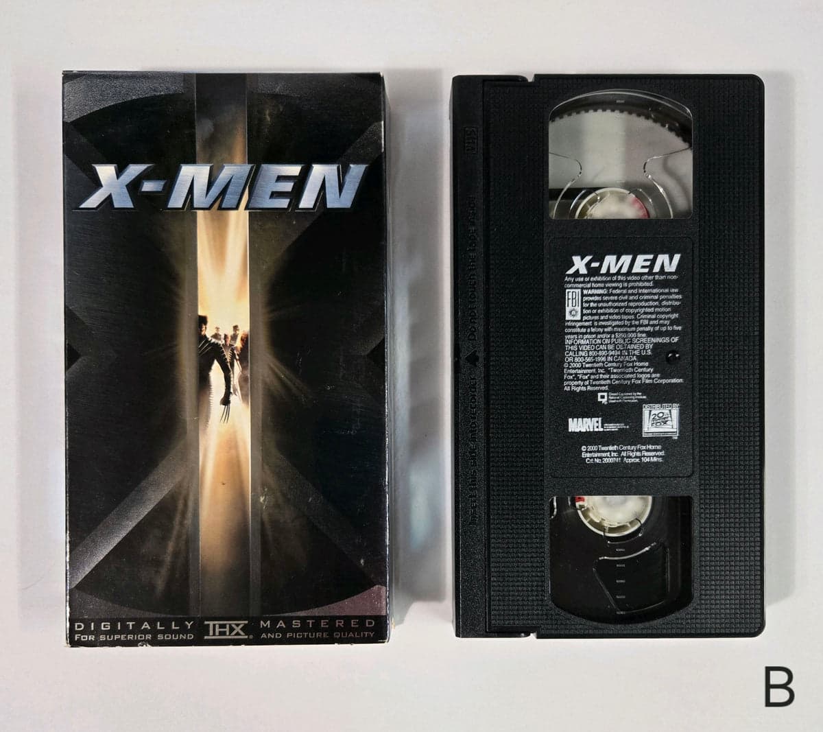 X-Men VHS Tape Marvel 2000 - Thumbnail 4