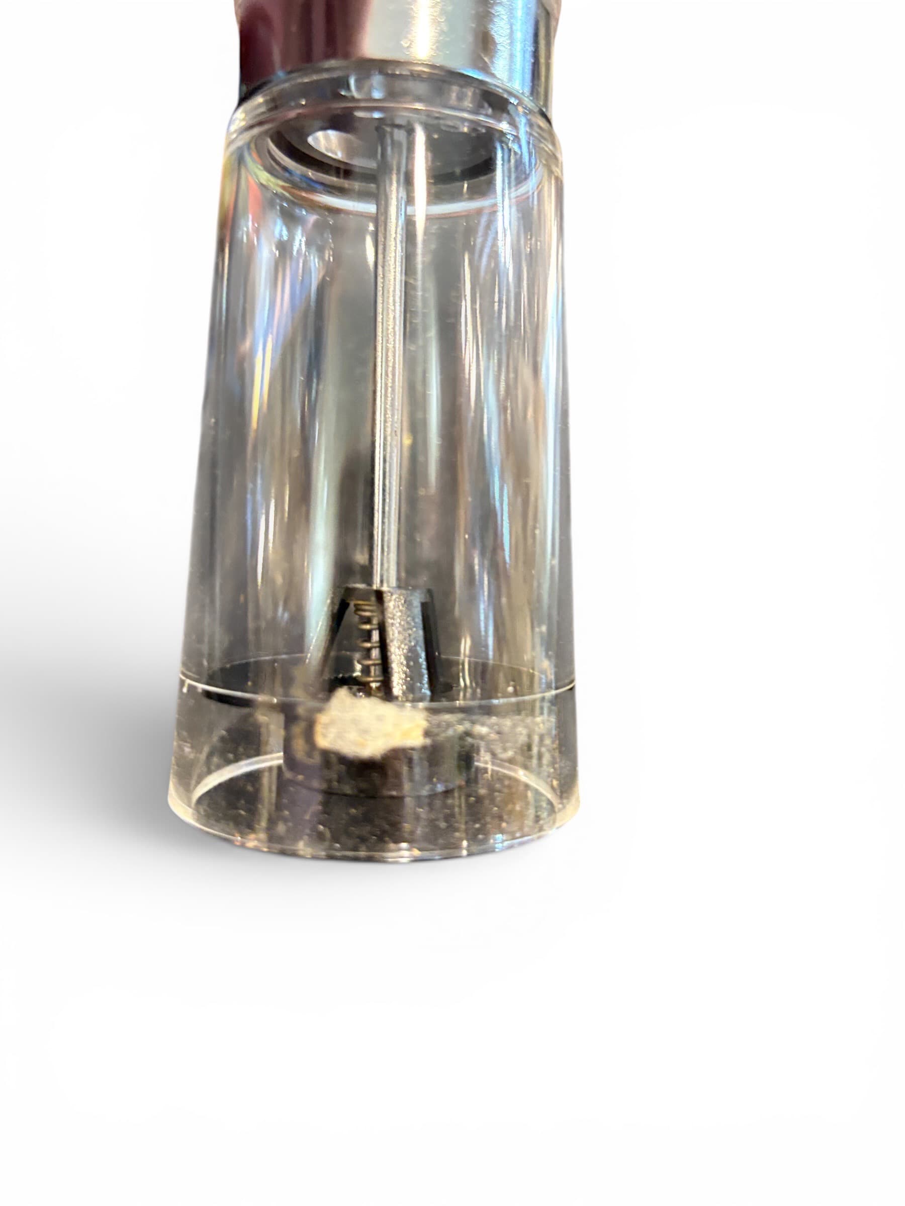 Acrylic Pepper Grinder with Stainless Steel Top - Thumbnail 2