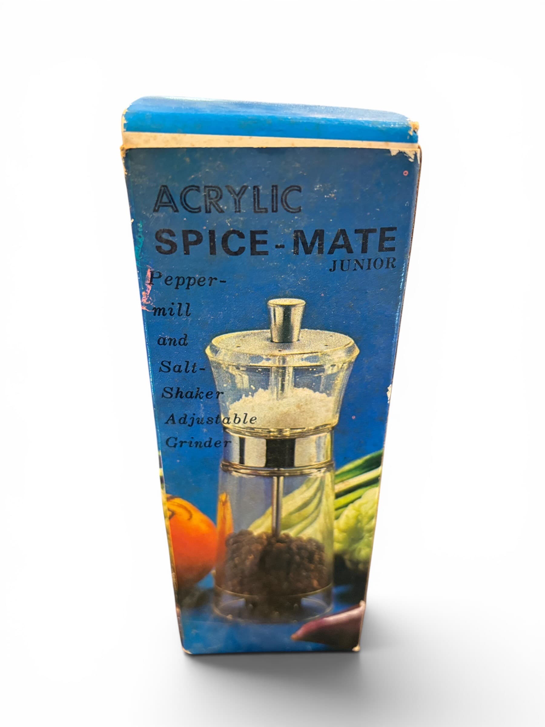 Acrylic Pepper Grinder with Stainless Steel Top - Thumbnail 3
