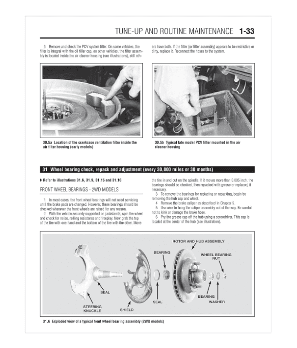 Chilton Ford Pick-Ups & Bronco 1980-96 Includes 1997 F-250HD & F-350) 26664 P26K - Thumbnail 6