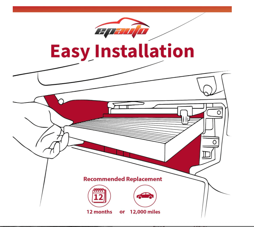 CP285 CF10285 / Replacement Premium Interior Cabin Air Filter /Toyota Lexus P28K - Thumbnail 3