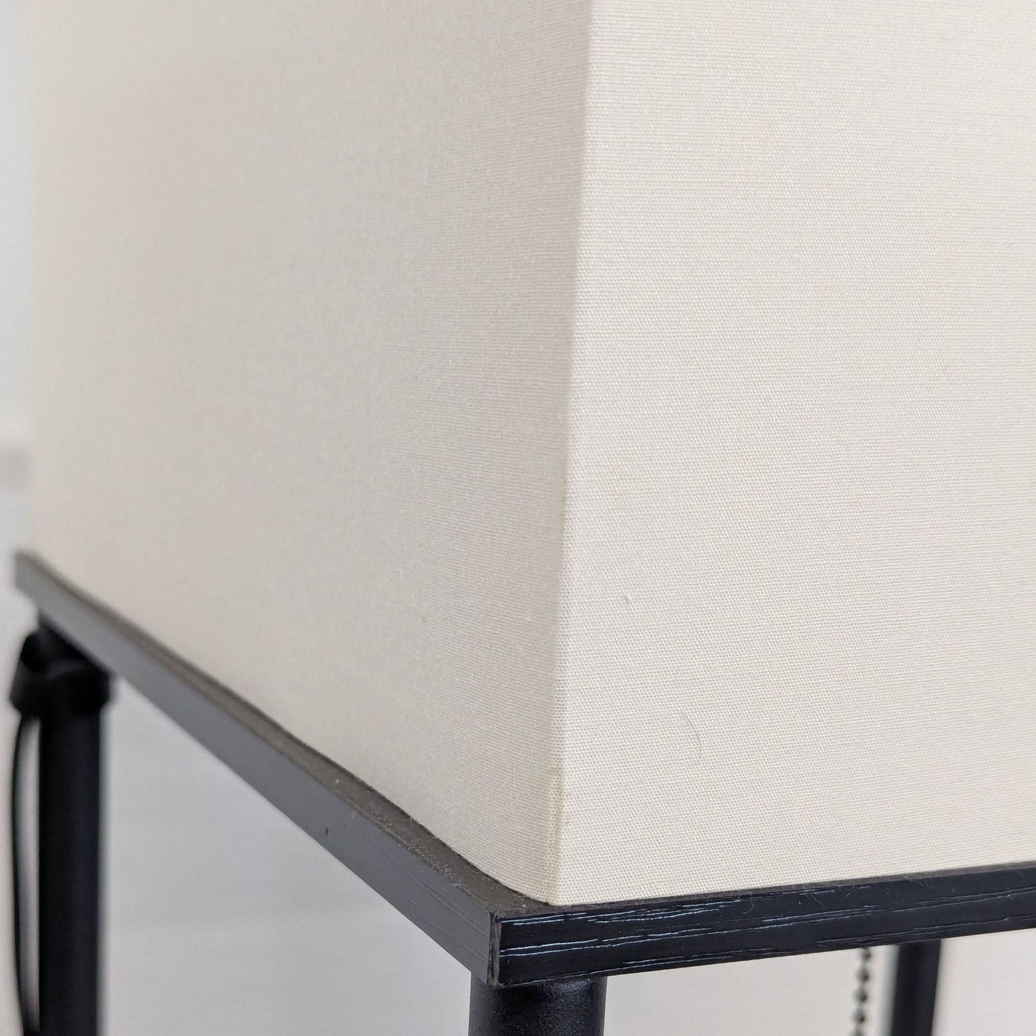 Modern Floor Lamp with Storage Shelves and Fabric Shade - Thumbnail 4