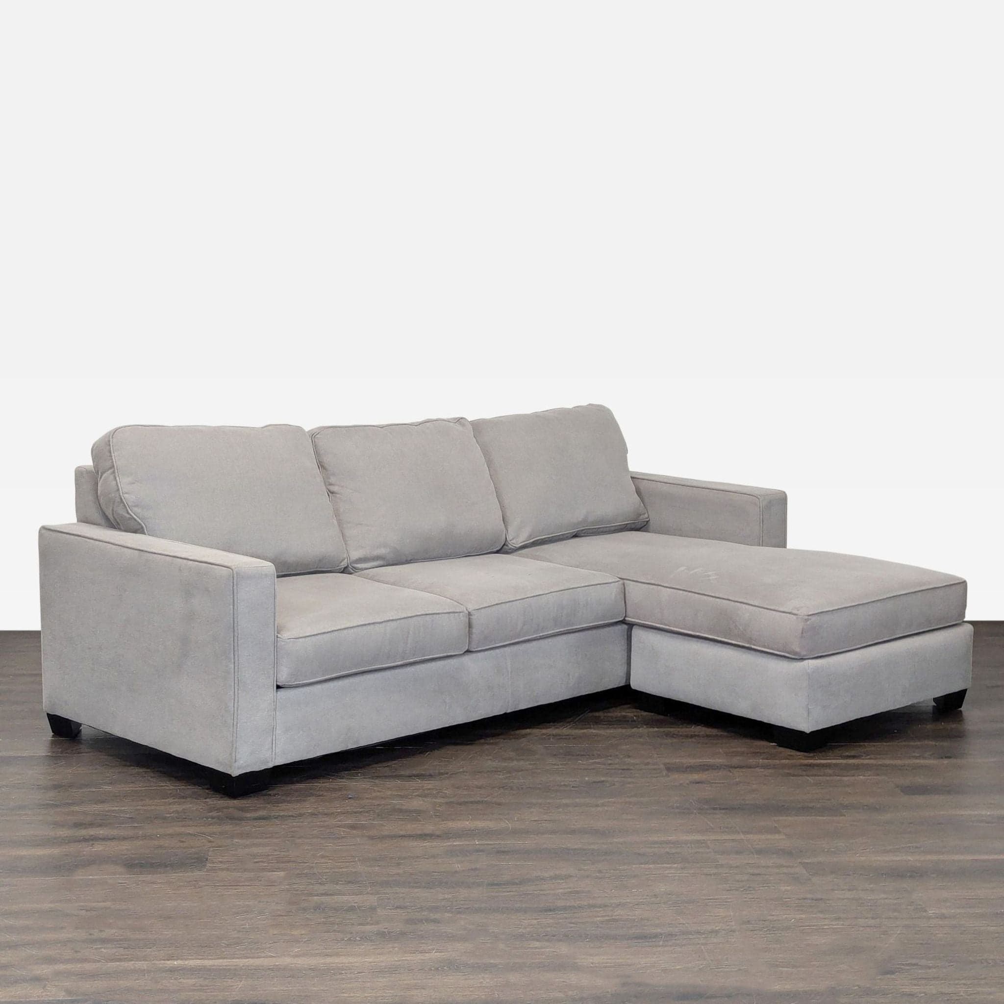 Modern 3-Seat Sectional Sofa with Chaise Lounge - Thumbnail 2