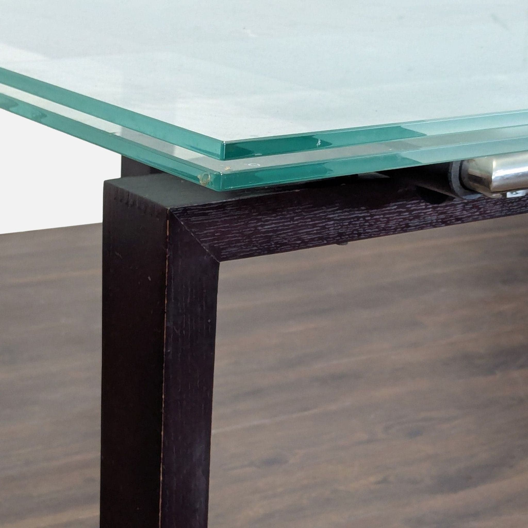 Extendable Glass Top Dining Table - Thumbnail 5