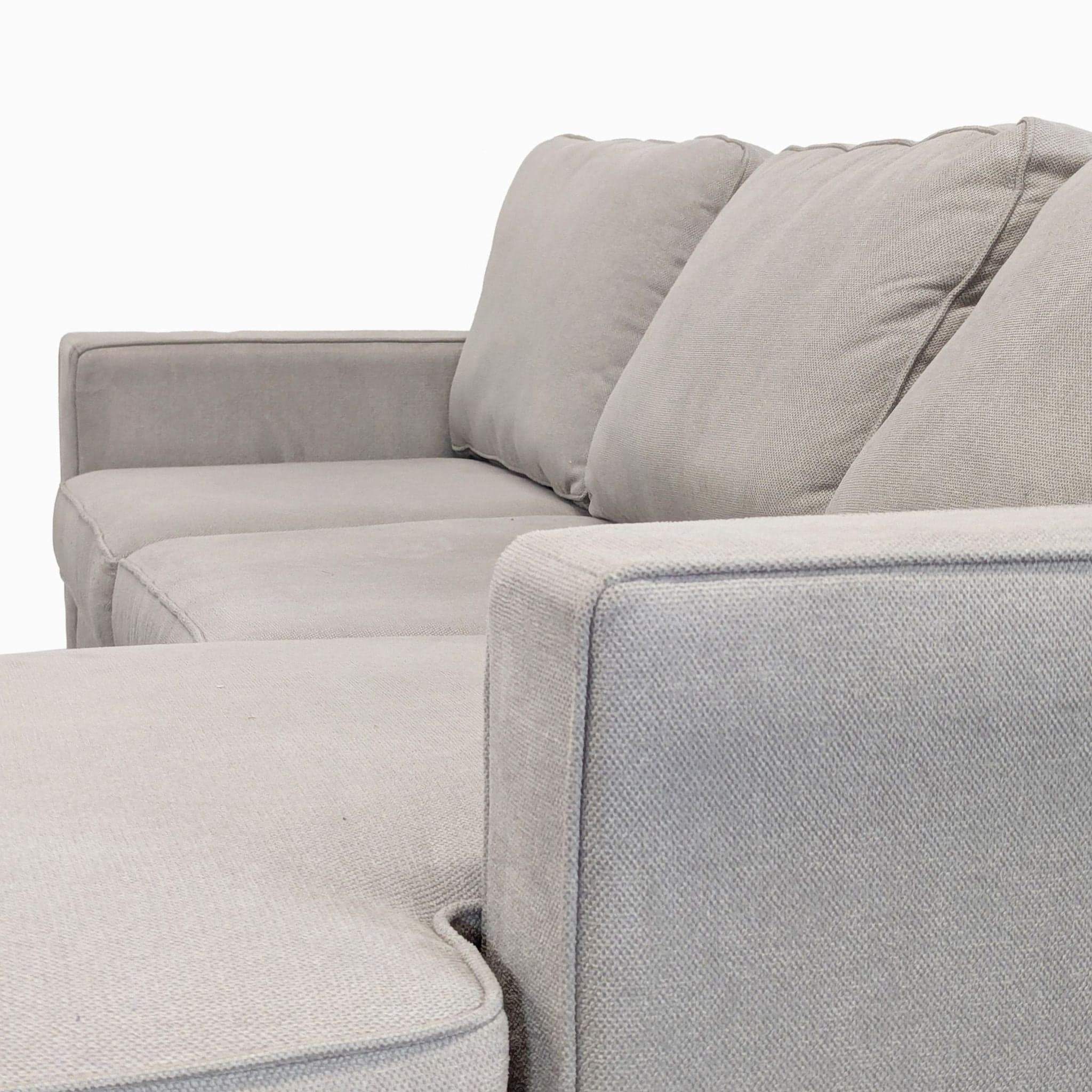 Modern 3-Seat Sectional Sofa with Chaise Lounge - Thumbnail 5