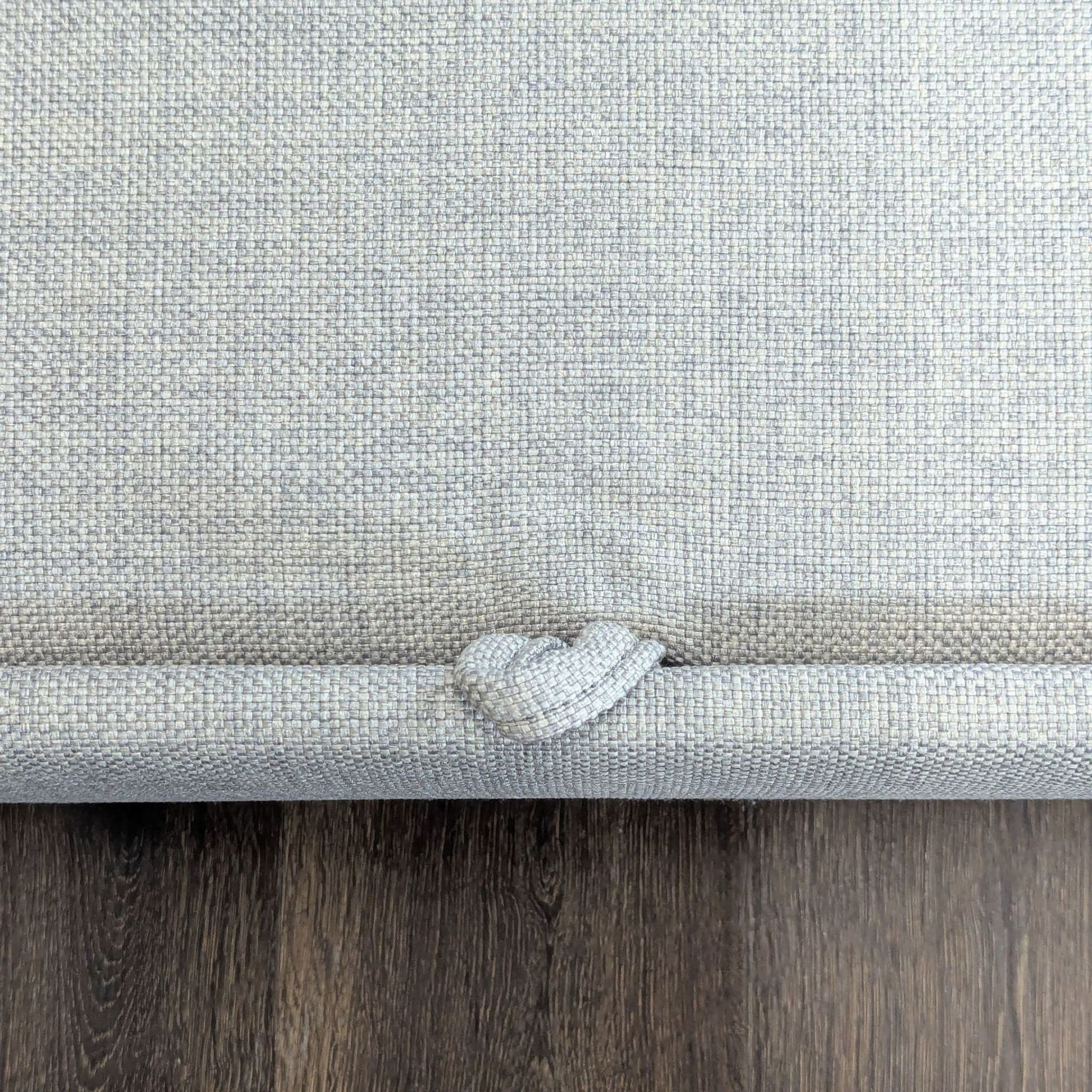 Crate and Barrel Gray Sectional Sofa with Storage Chaise - Thumbnail 6