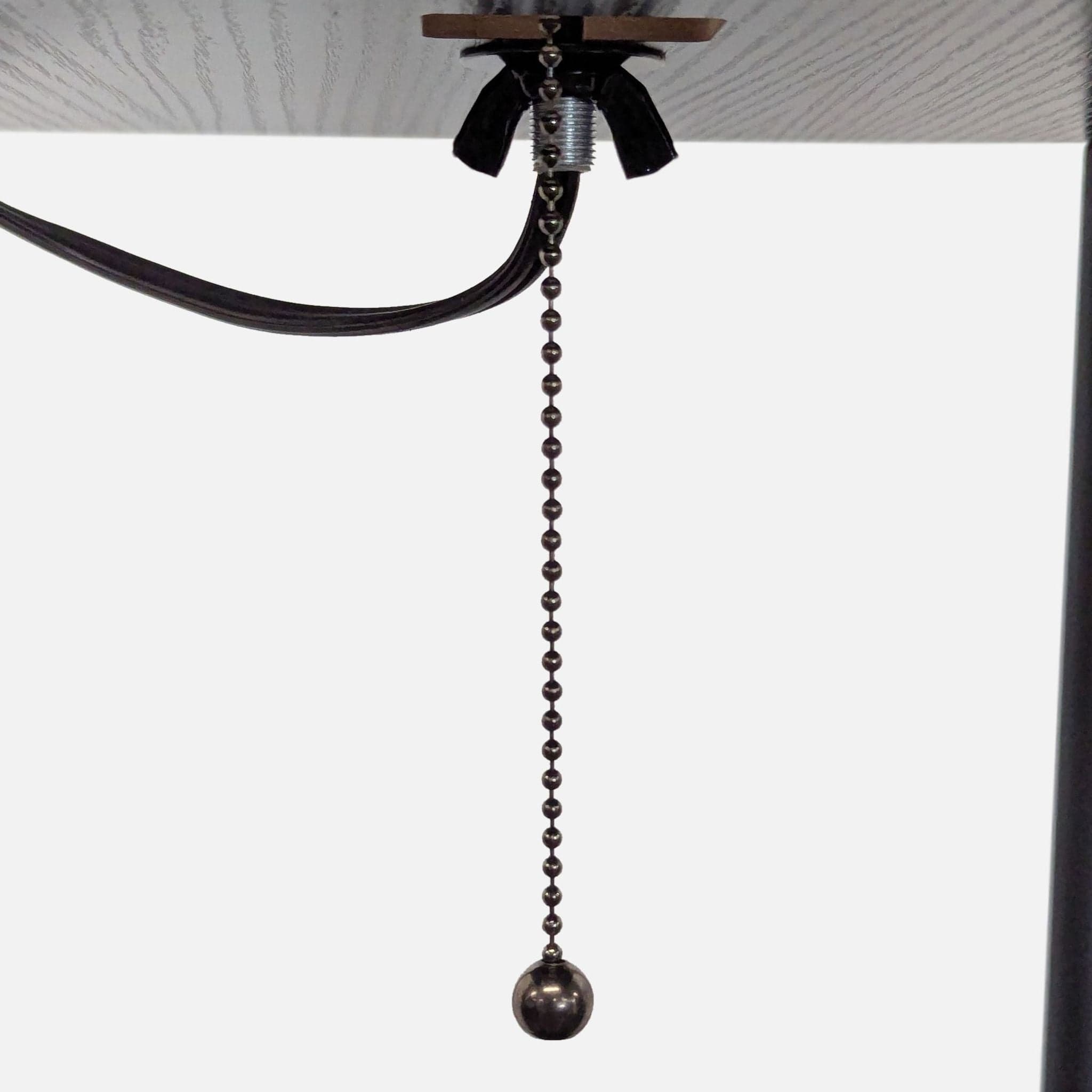 Modern Floor Lamp with Storage Shelves and Fabric Shade - Thumbnail 6