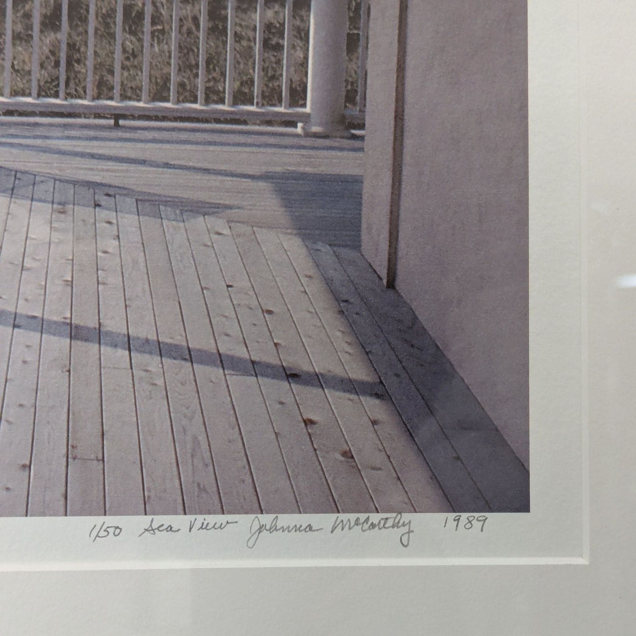 Sea View Signed & Numbered Print by Johnna McCarthy (1989) – Framed Art - Thumbnail 2