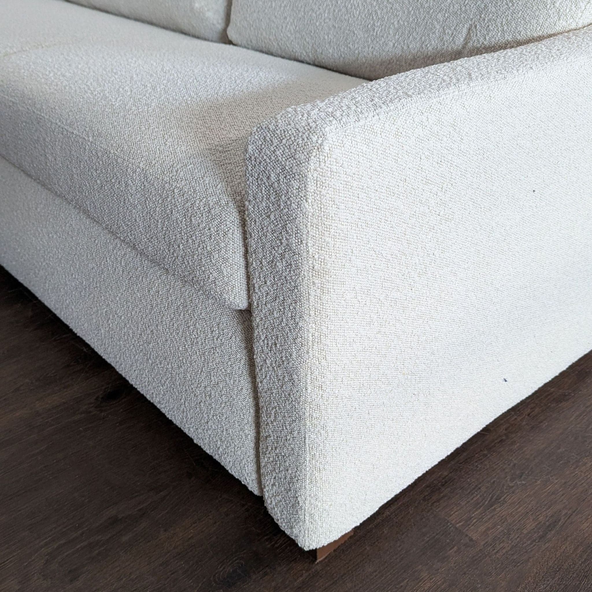 American Leather Perry Modern Sleeper Sofa with Fold-Out Bed - Light Fabric - Thumbnail 7