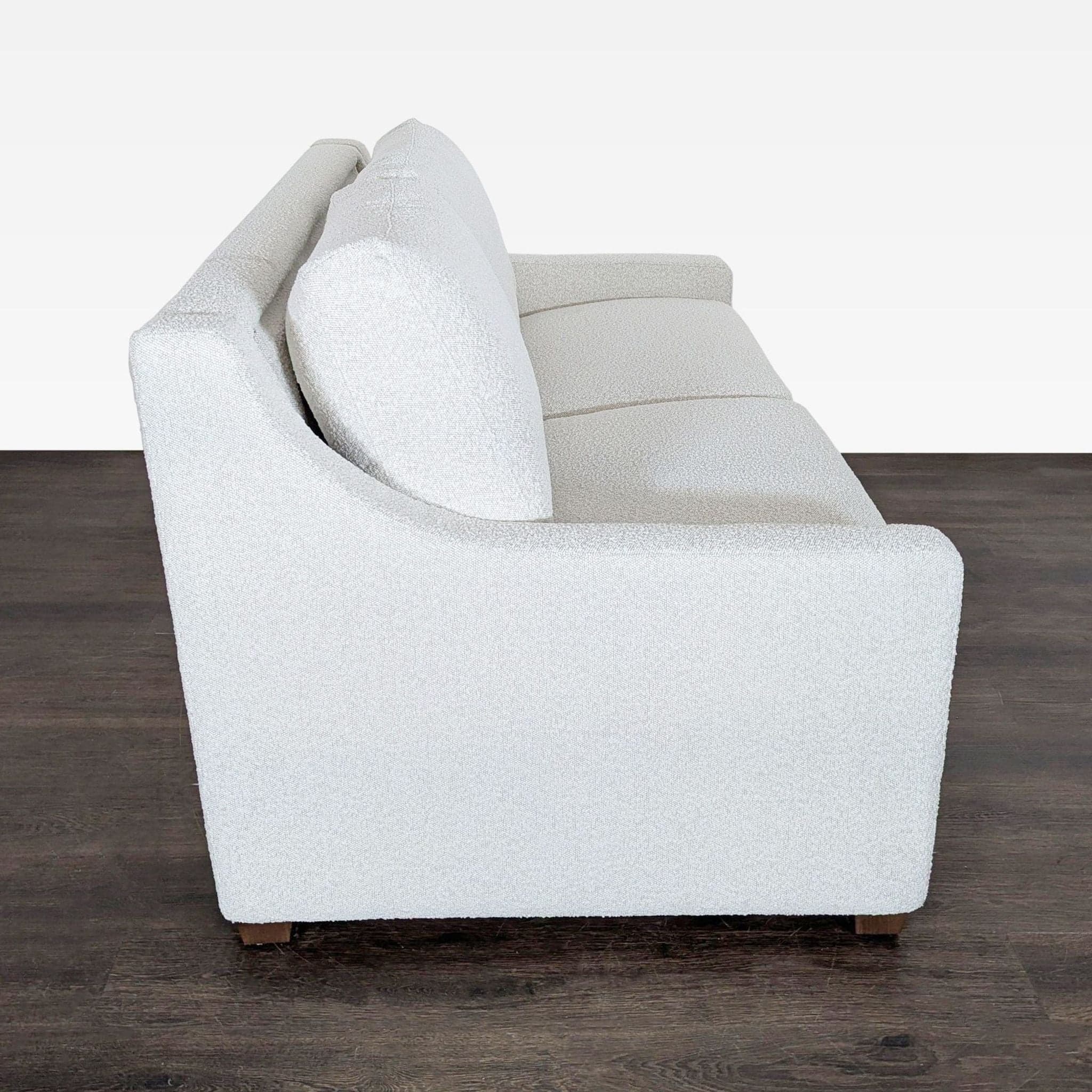 American Leather Perry Modern Sleeper Sofa with Fold-Out Bed - Light Fabric - Thumbnail 10