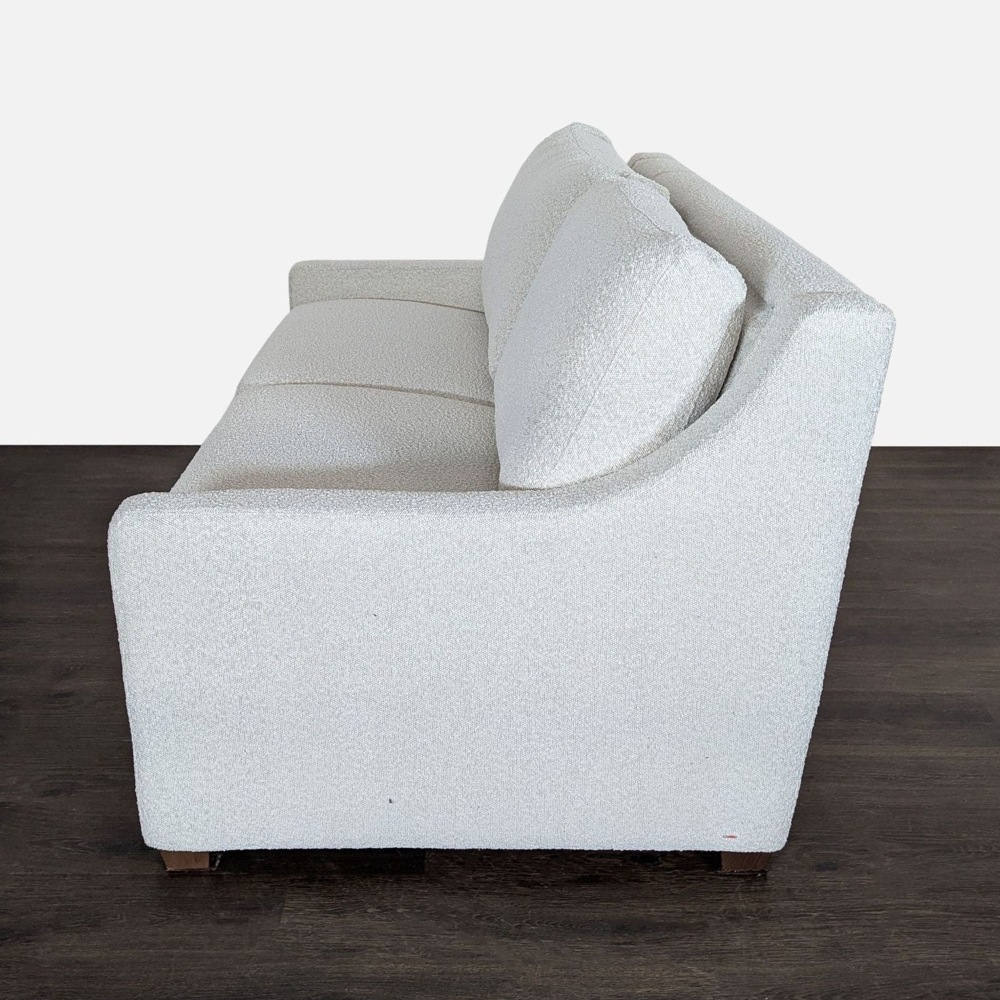 American Leather Perry Modern Sleeper Sofa with Fold-Out Bed - Light Fabric - Thumbnail 6