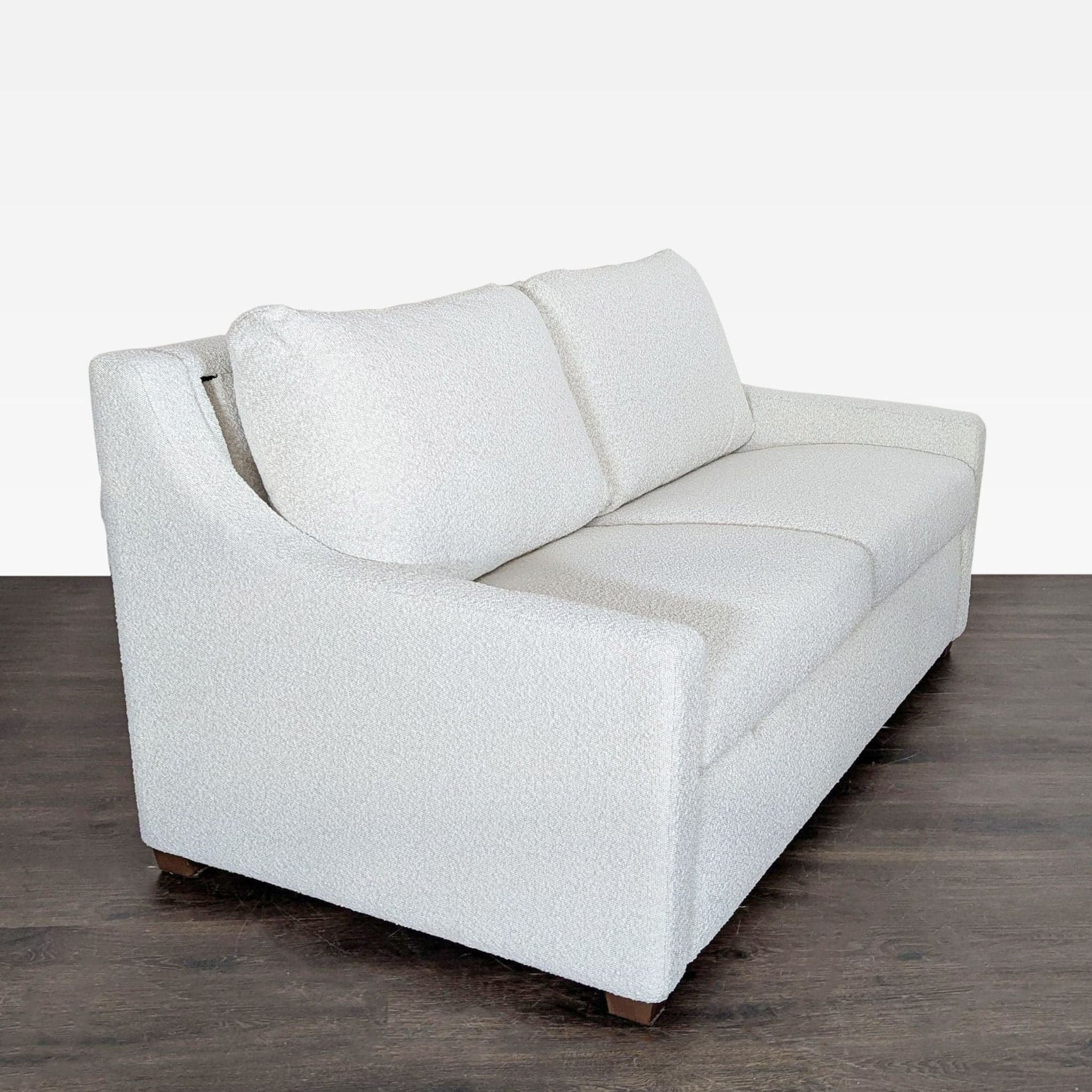 American Leather Perry Modern Sleeper Sofa with Fold-Out Bed - Light Fabric - Thumbnail 11