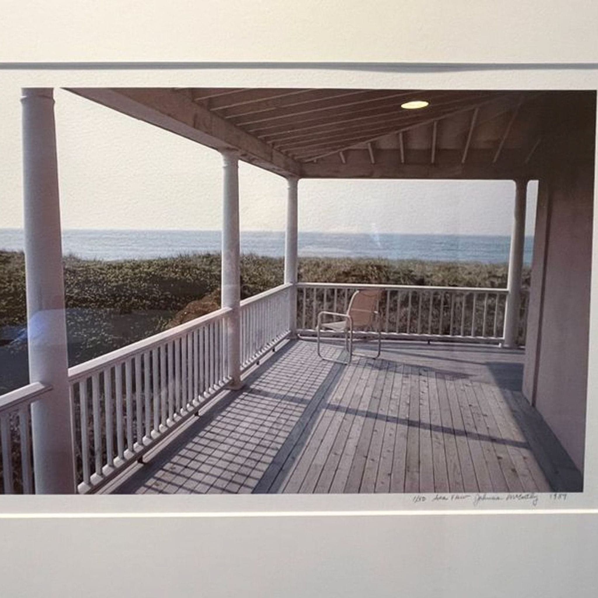 Sea View Signed & Numbered Print by Johnna McCarthy (1989) – Framed Art - Thumbnail 4