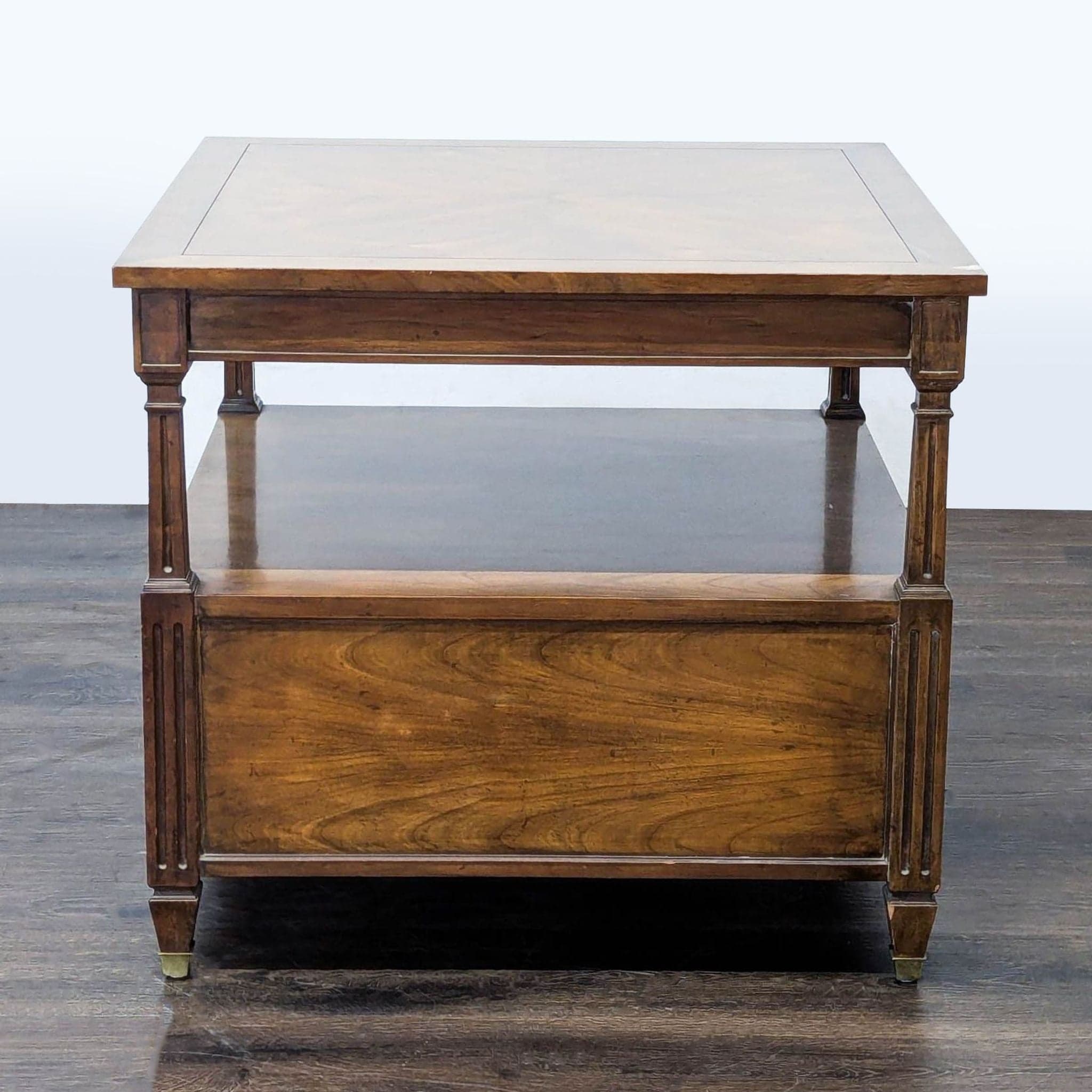Vintage End Table with Cabinet - Thumbnail 5