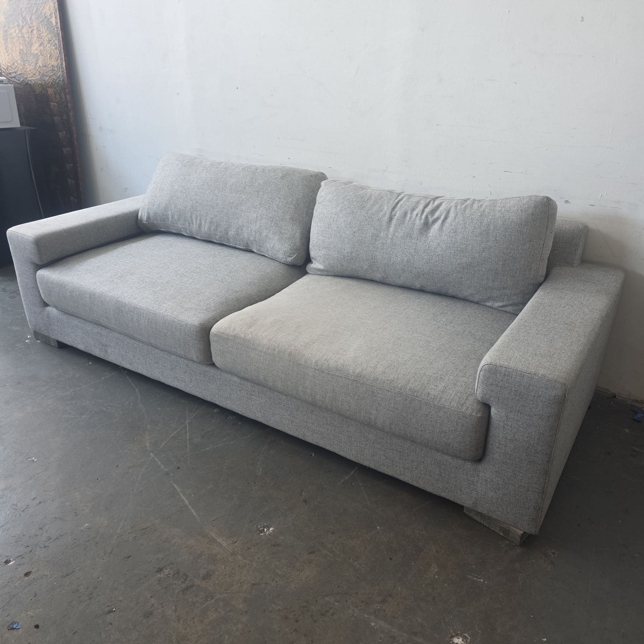 Ben Soleimani Pierce 3-Seat Modern Light Gray Sofa - Thumbnail 2