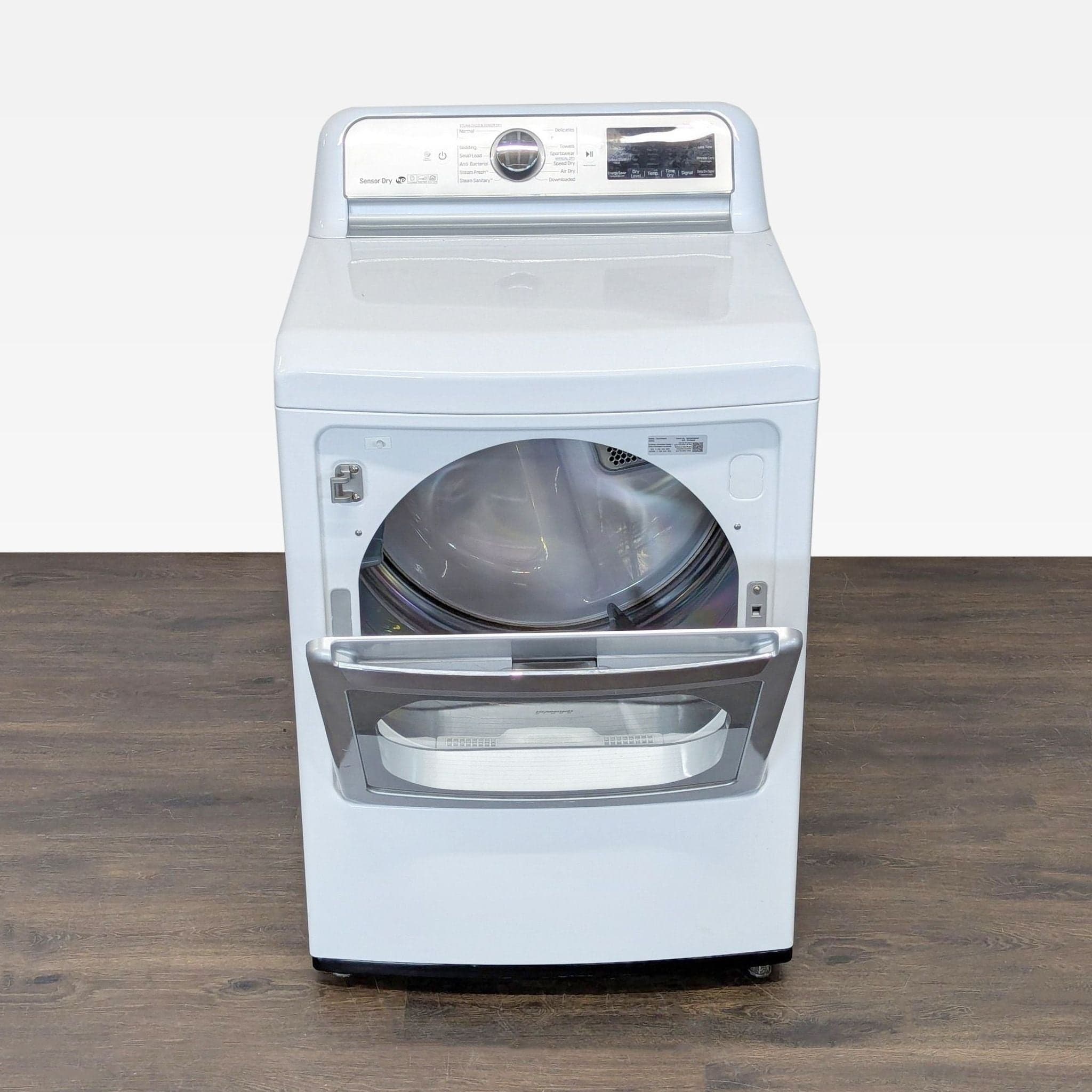 LG Sensor Dry Electric Dryer – White, Large Capacity, Easy Controls - Thumbnail 10